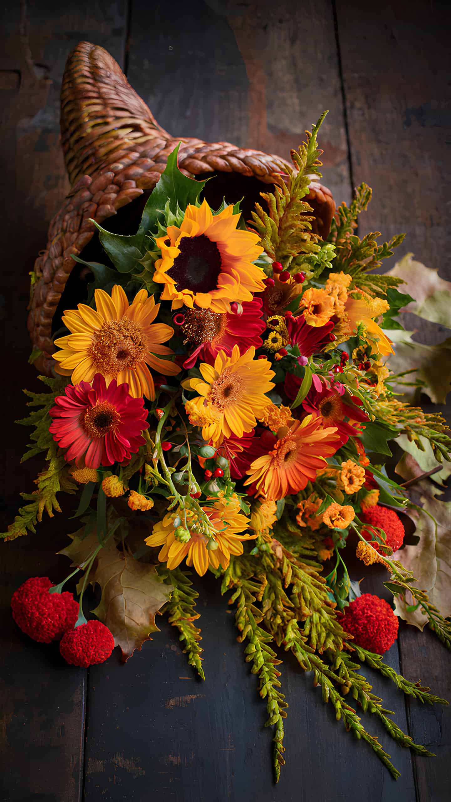 Autumn Harvest Cornucopia