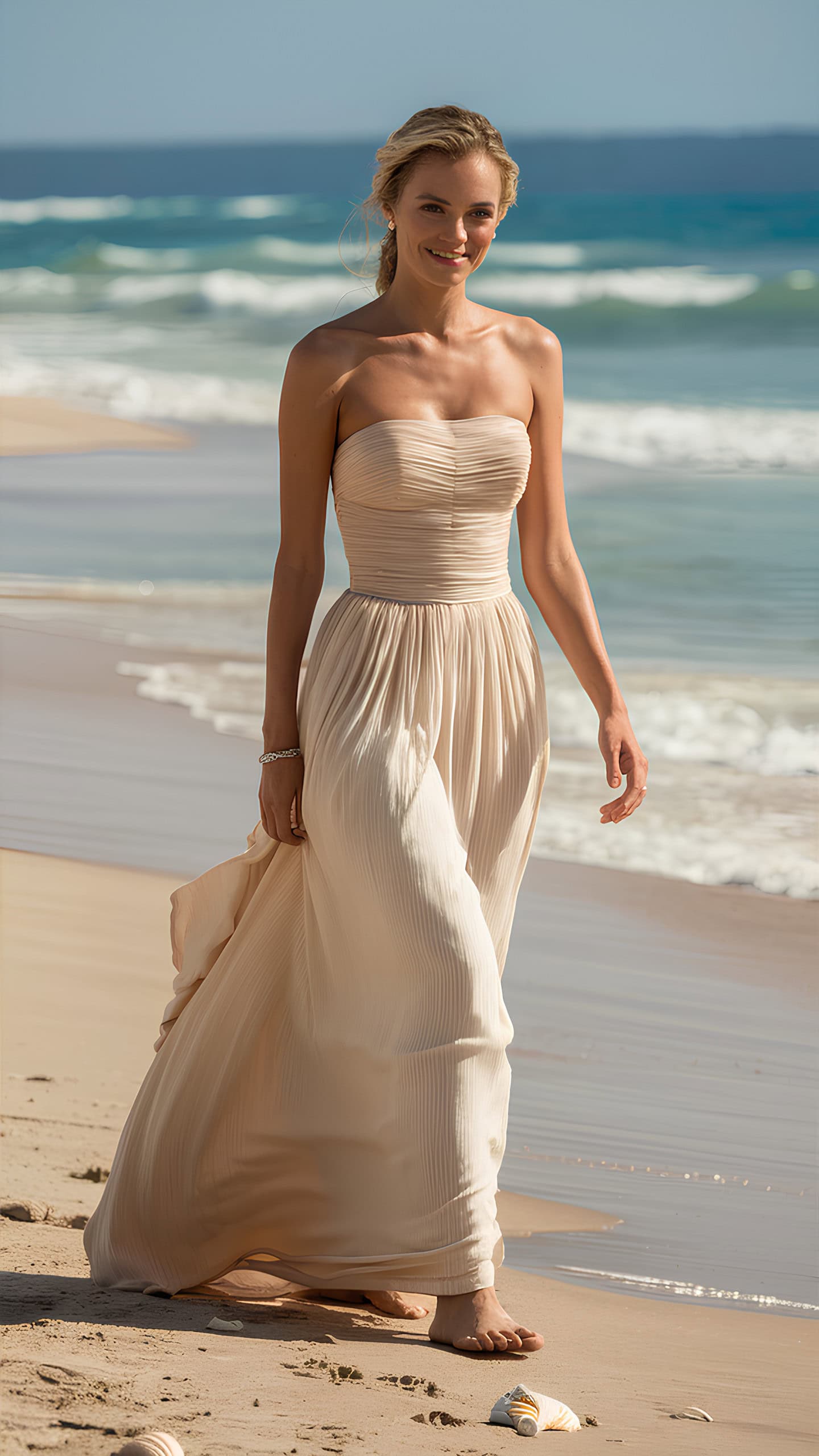 Bandeau Beach Gown