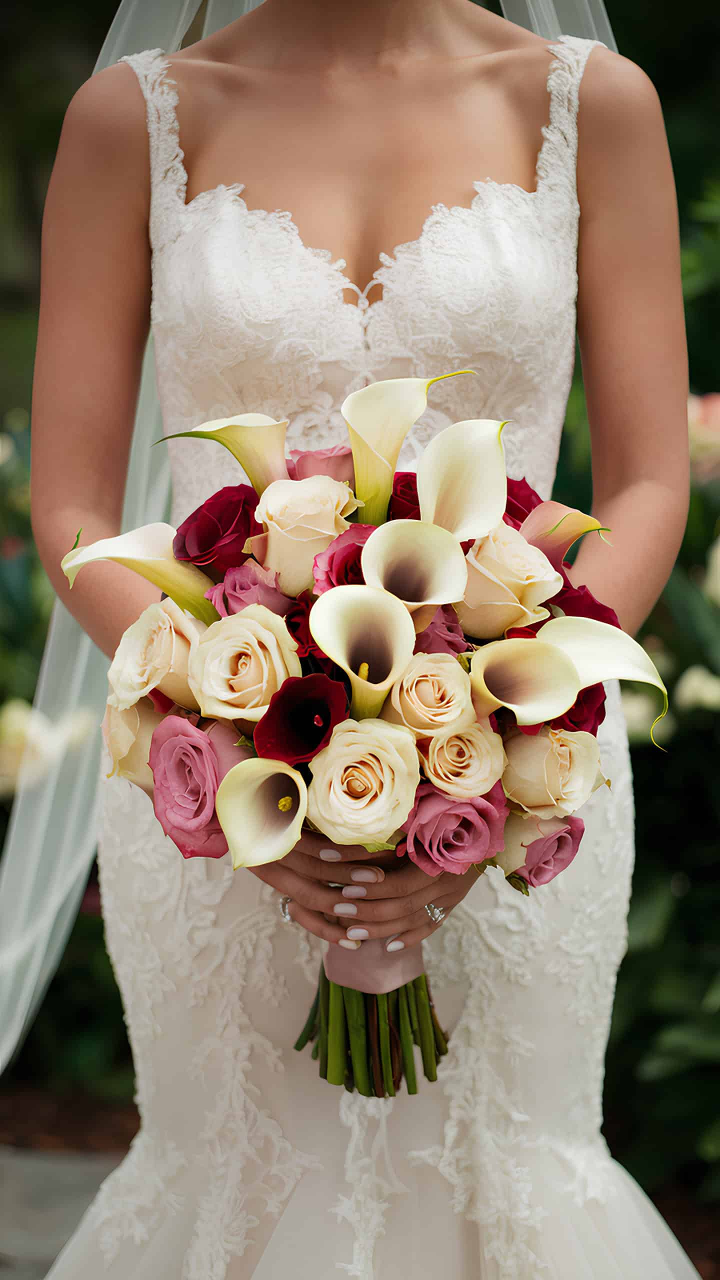 Calla Lily and Rose Mix