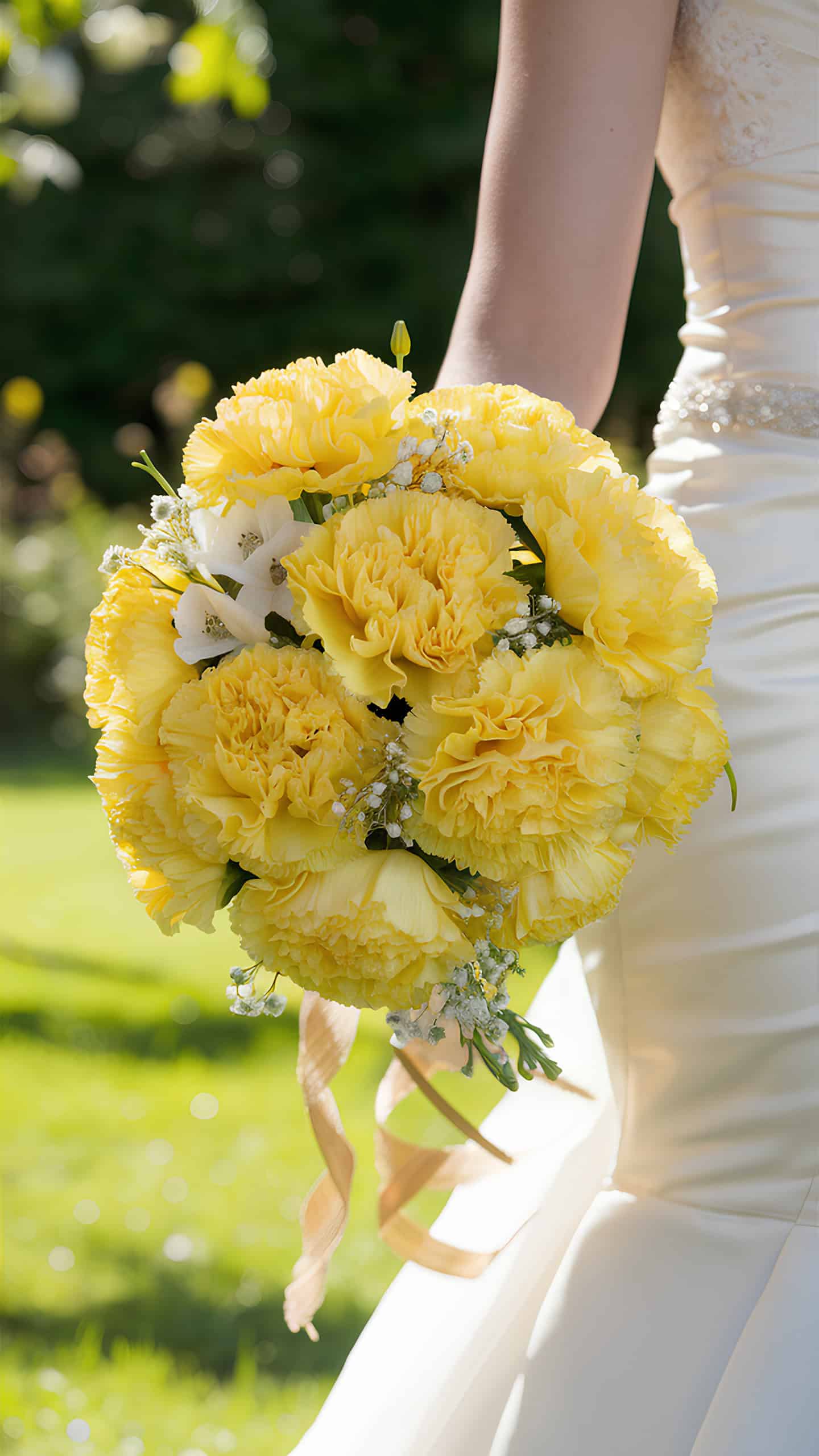 Canary Yellow Carnations
