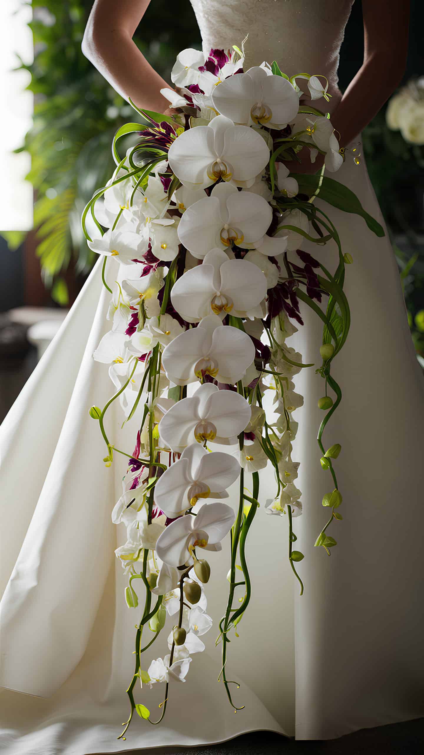 Cascade Orchid Bridal Bouquet
