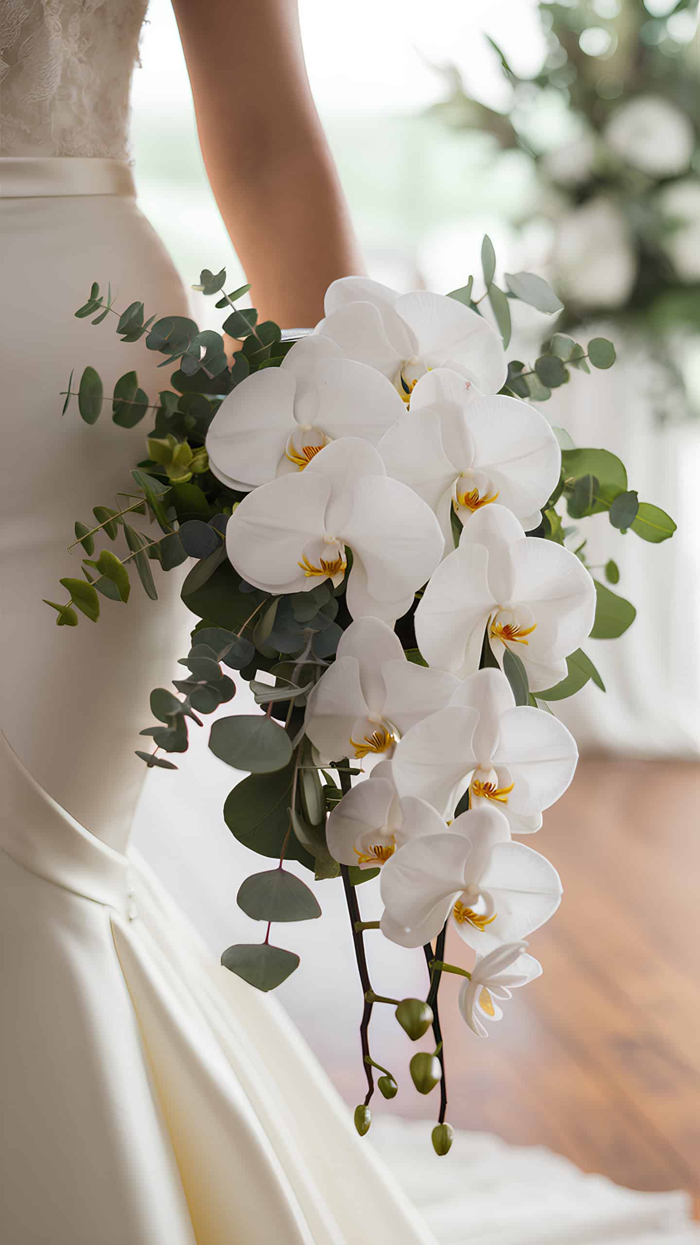 Classic White Orchid Bouquet