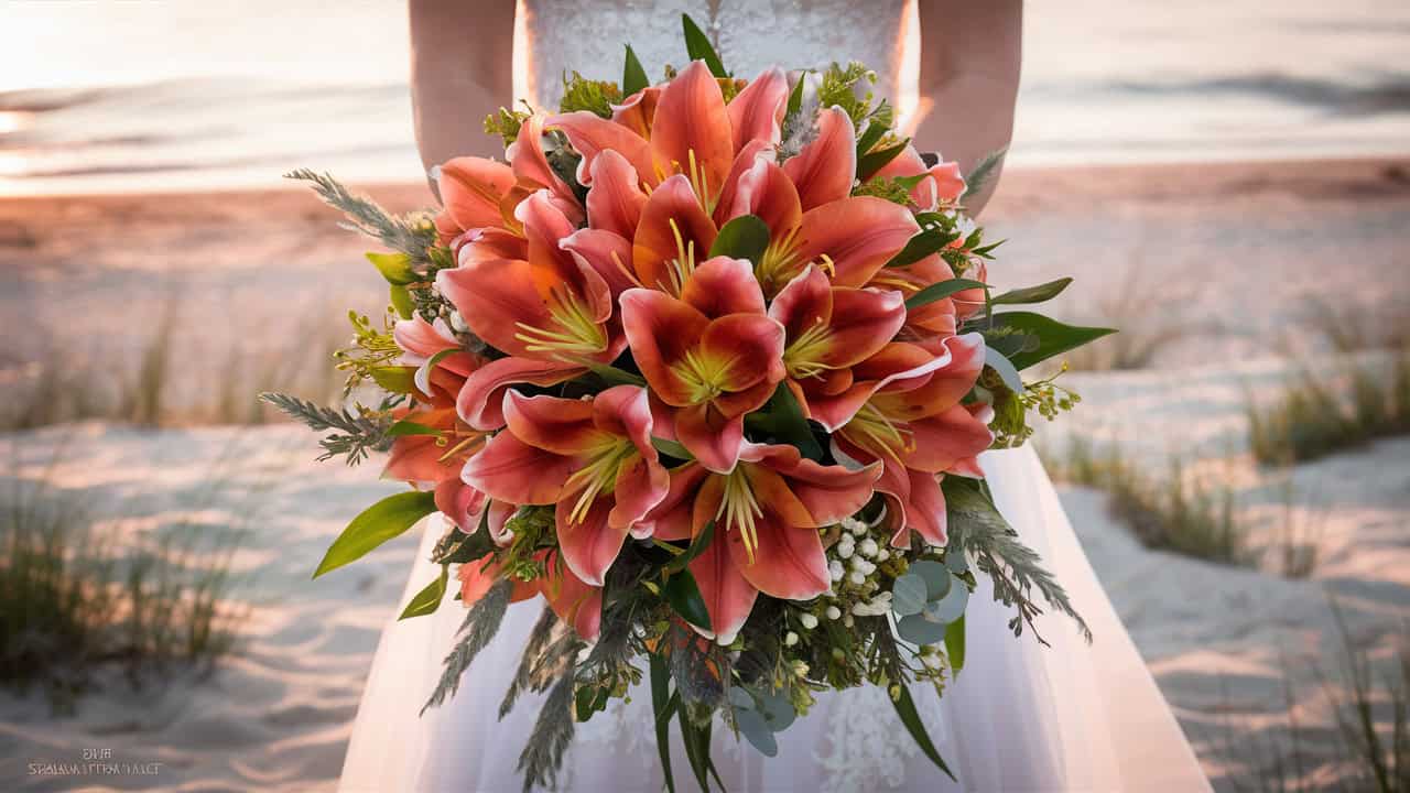 Wedding Bouquets Lilies