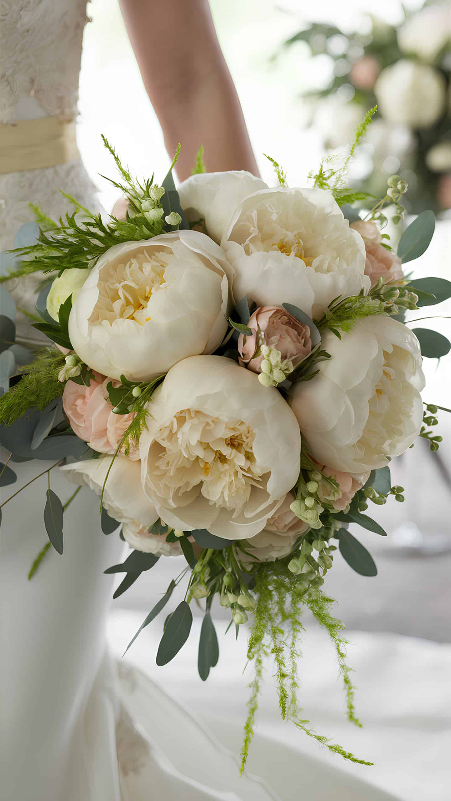 Cream Peonies