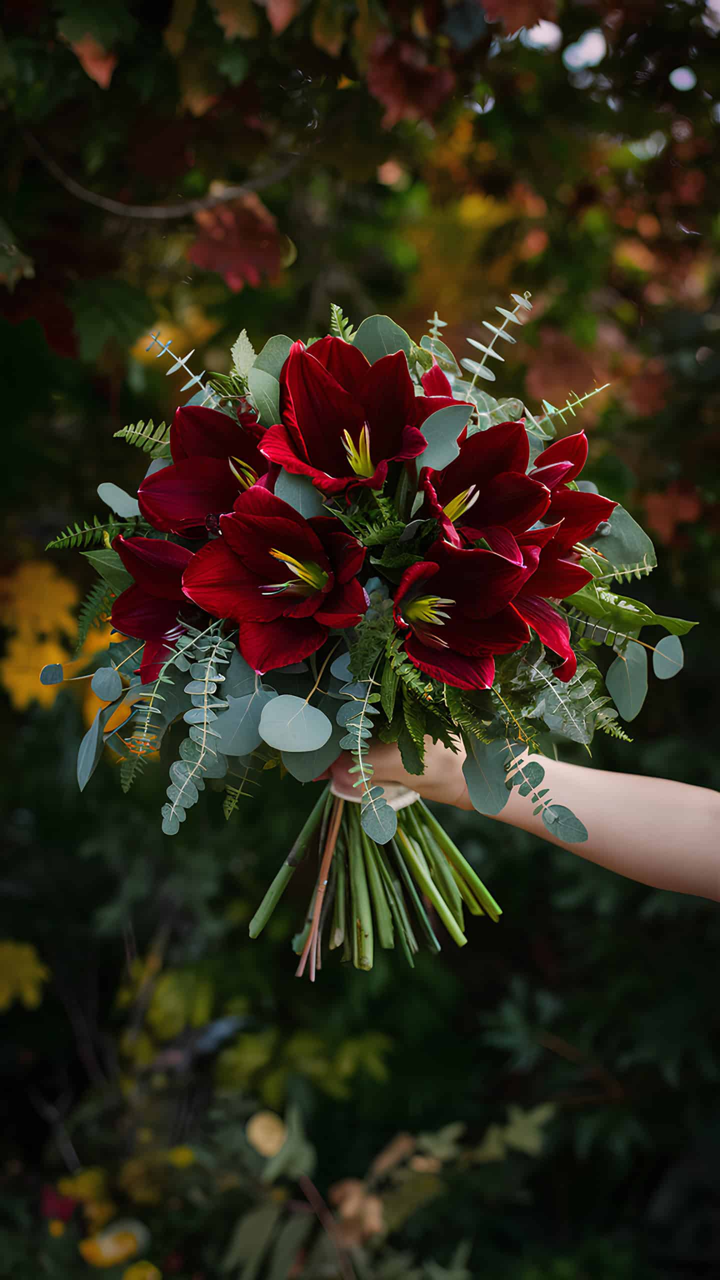 Deep Red Amaryllis