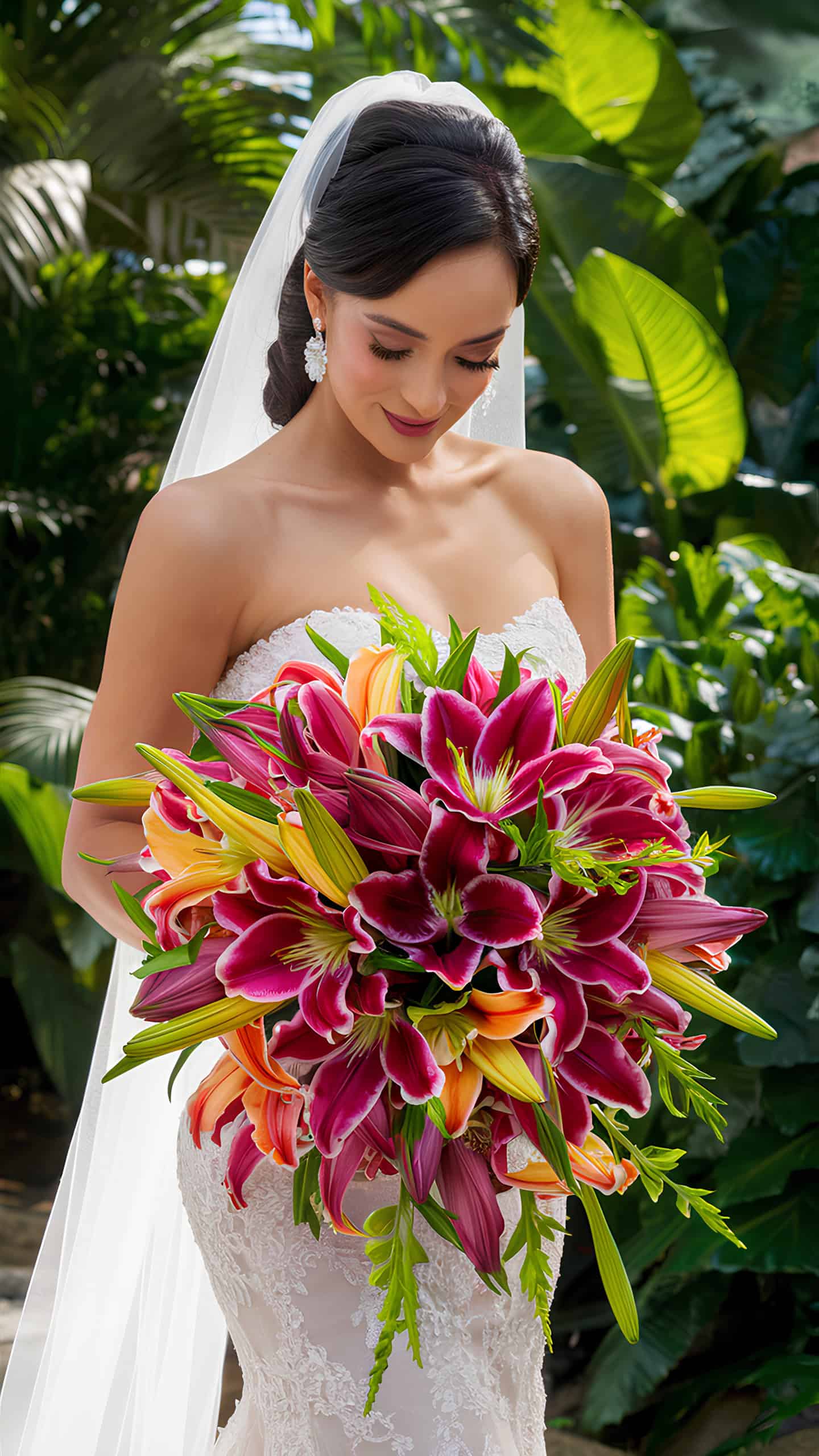 Exotic Asian Lily Quartet