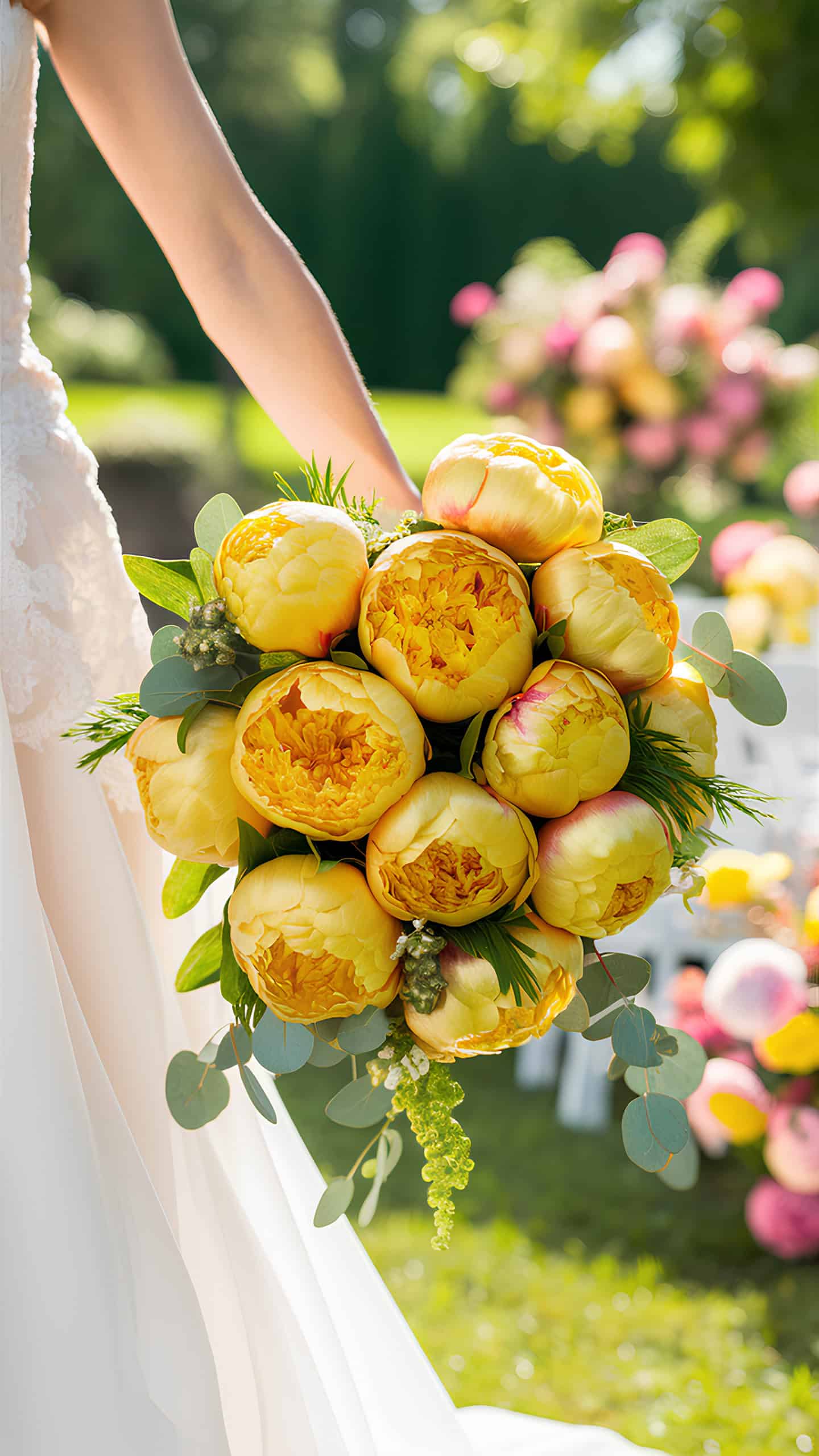 Golden Peonies