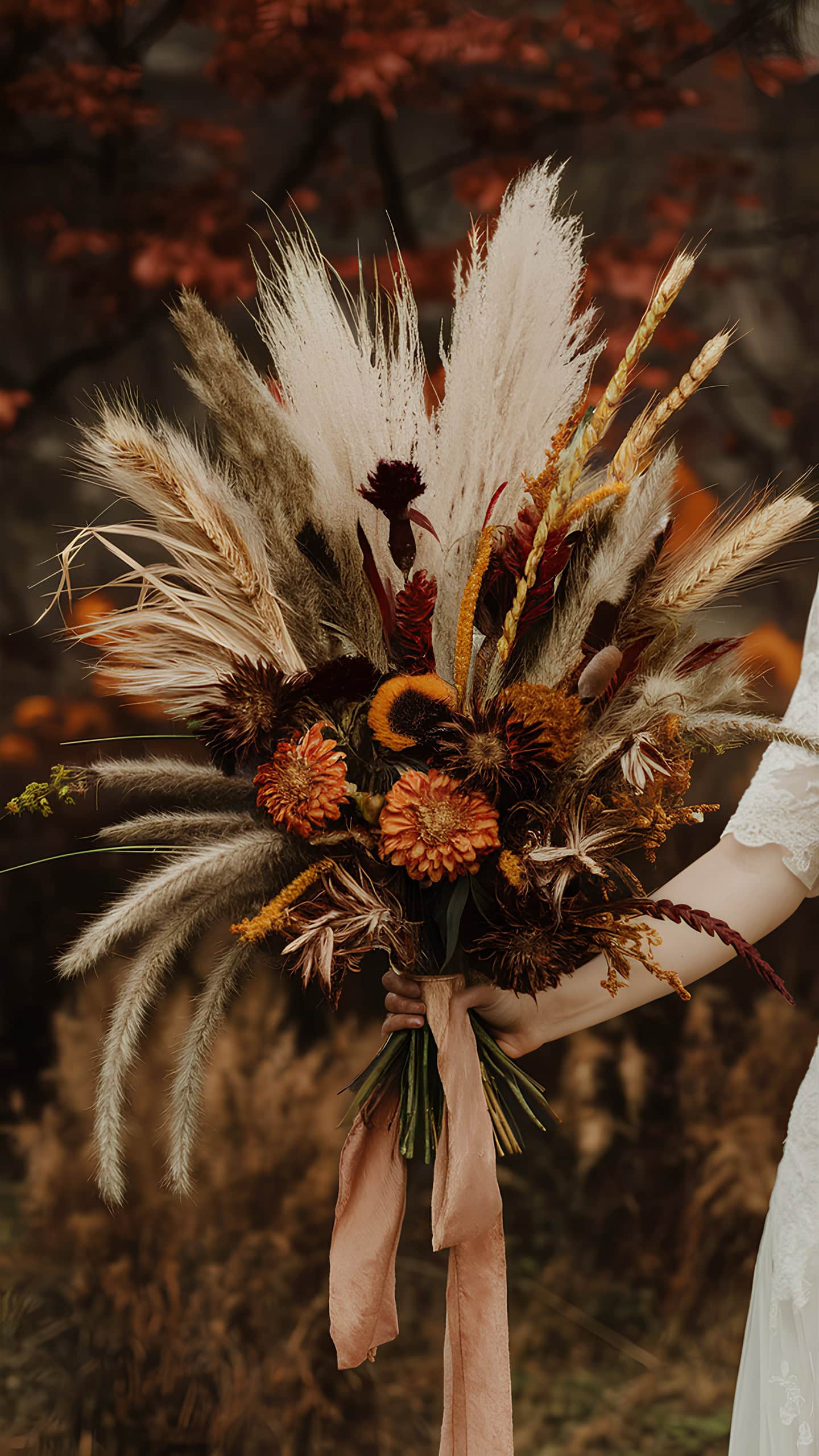 Grassy Weeds with Earthy Tones