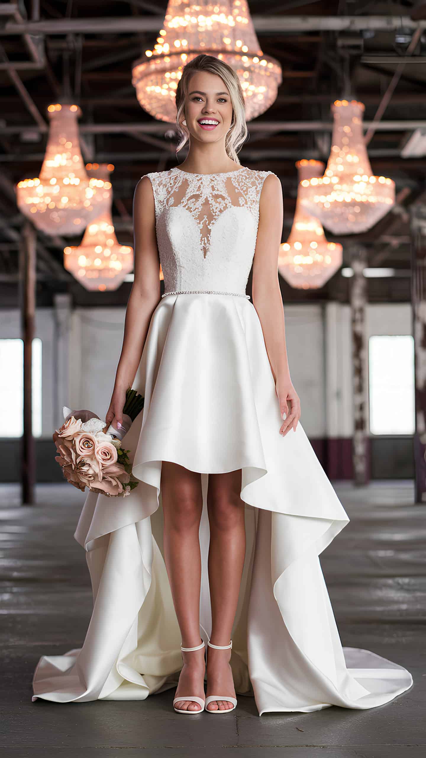High-Low Hemline Dress