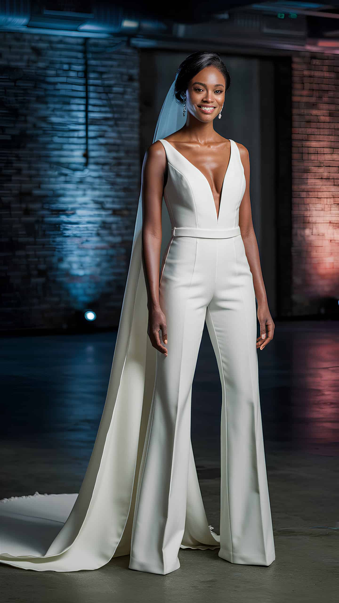 Jumpsuit with Train