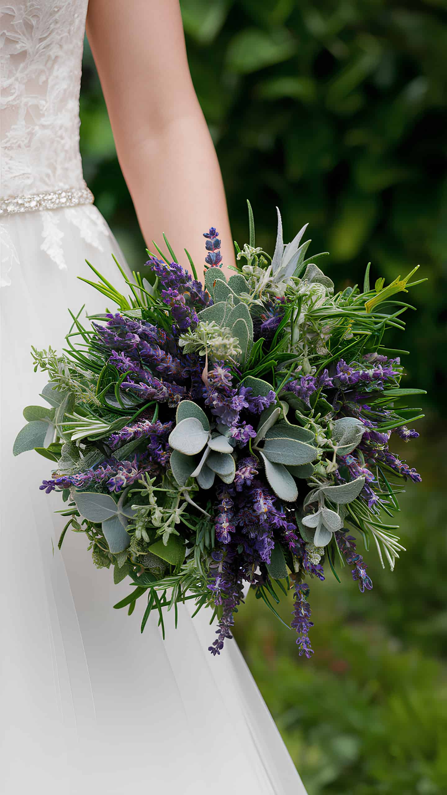 Lavender and Herb Cluster