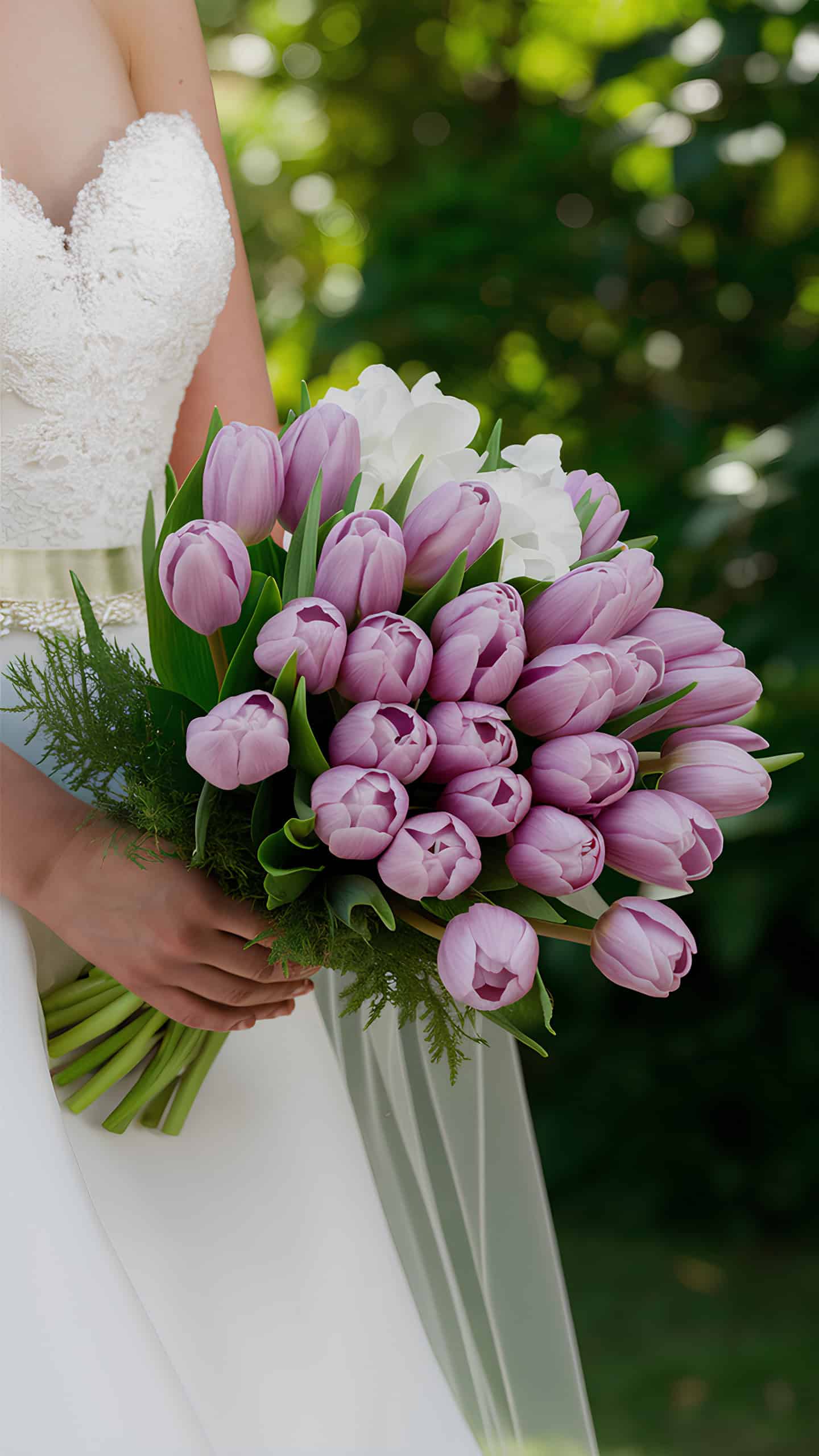 Lilac Perfection Tulip Bunch