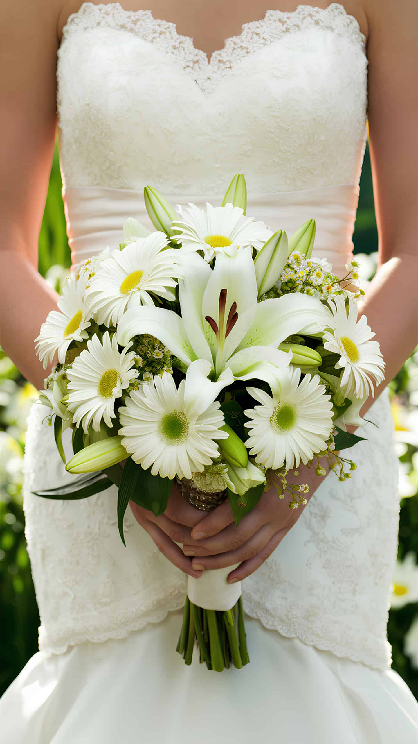 Lilies and Daisies Delight