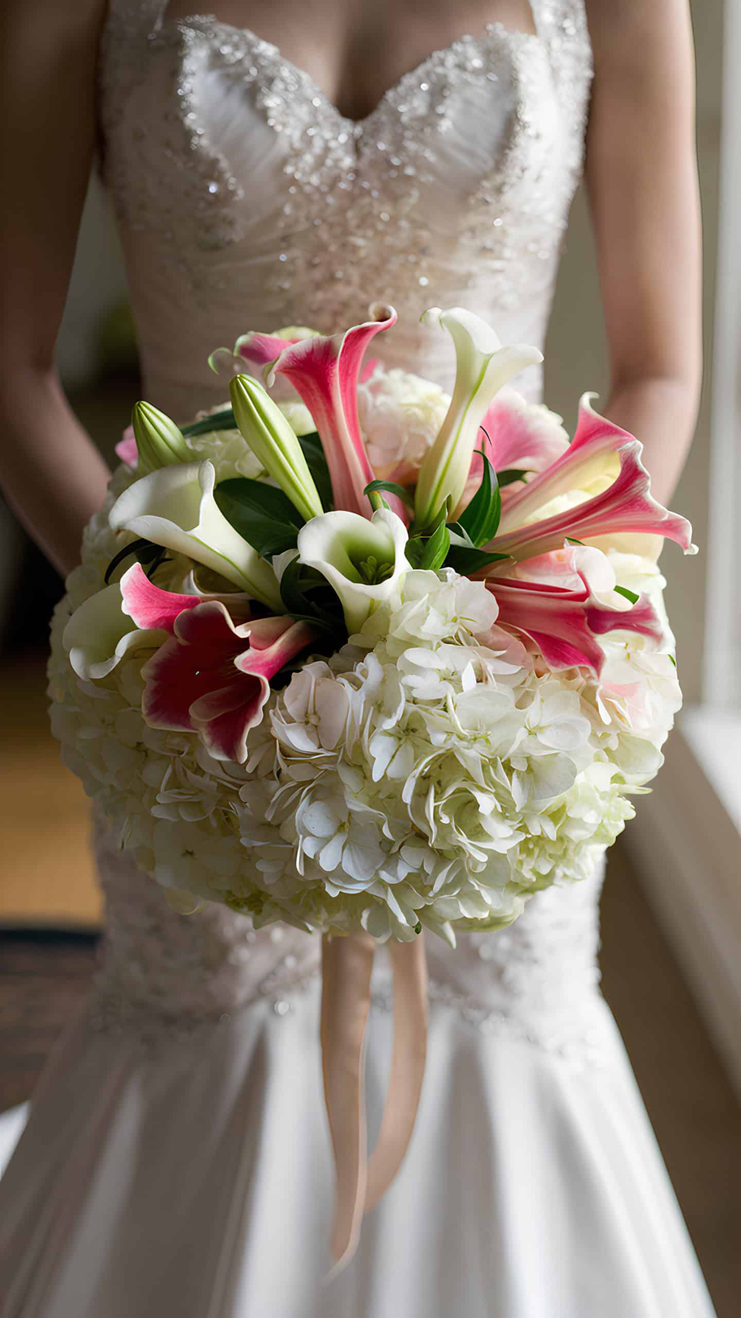 Lilies and Hydrangeas Duo