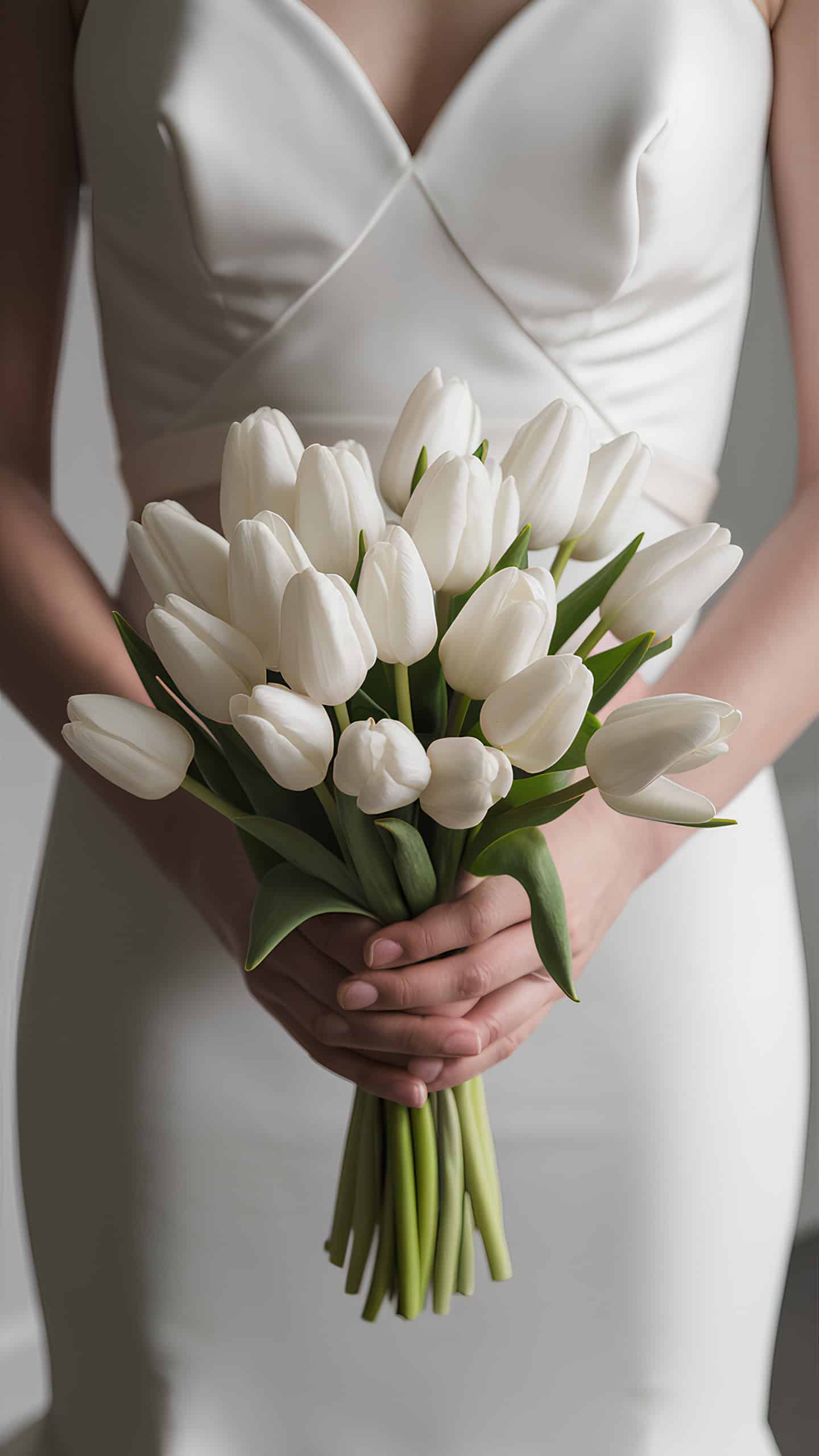 Monochrome Tulip Bunch