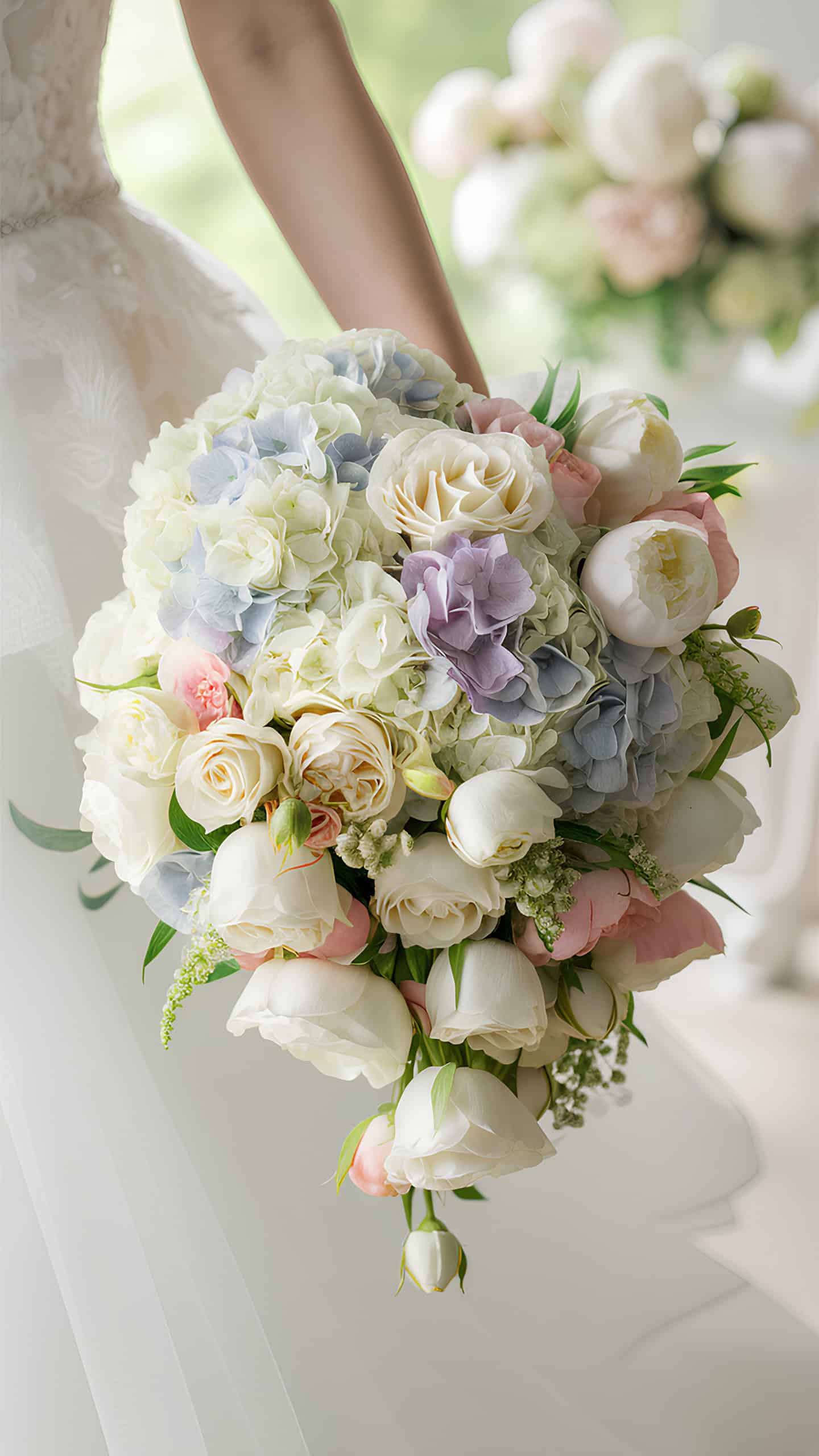 Pale Hydrangeas