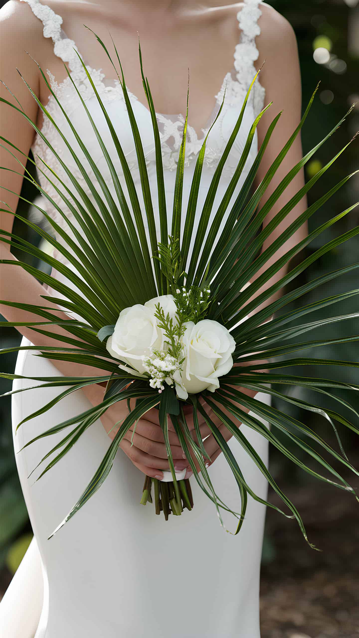 Palm Fronds Posy