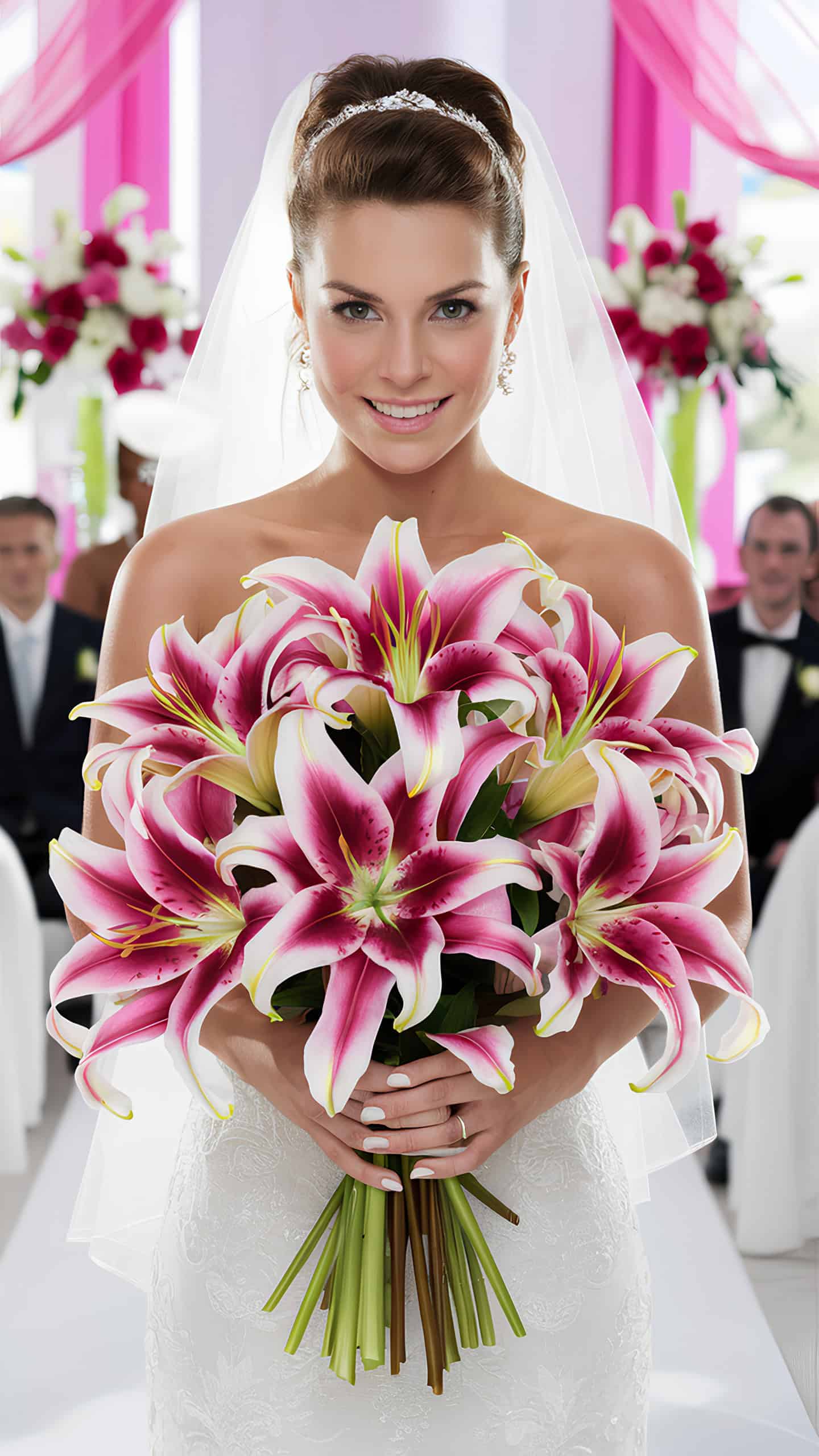 Pink Stargazer Lily Arrangement