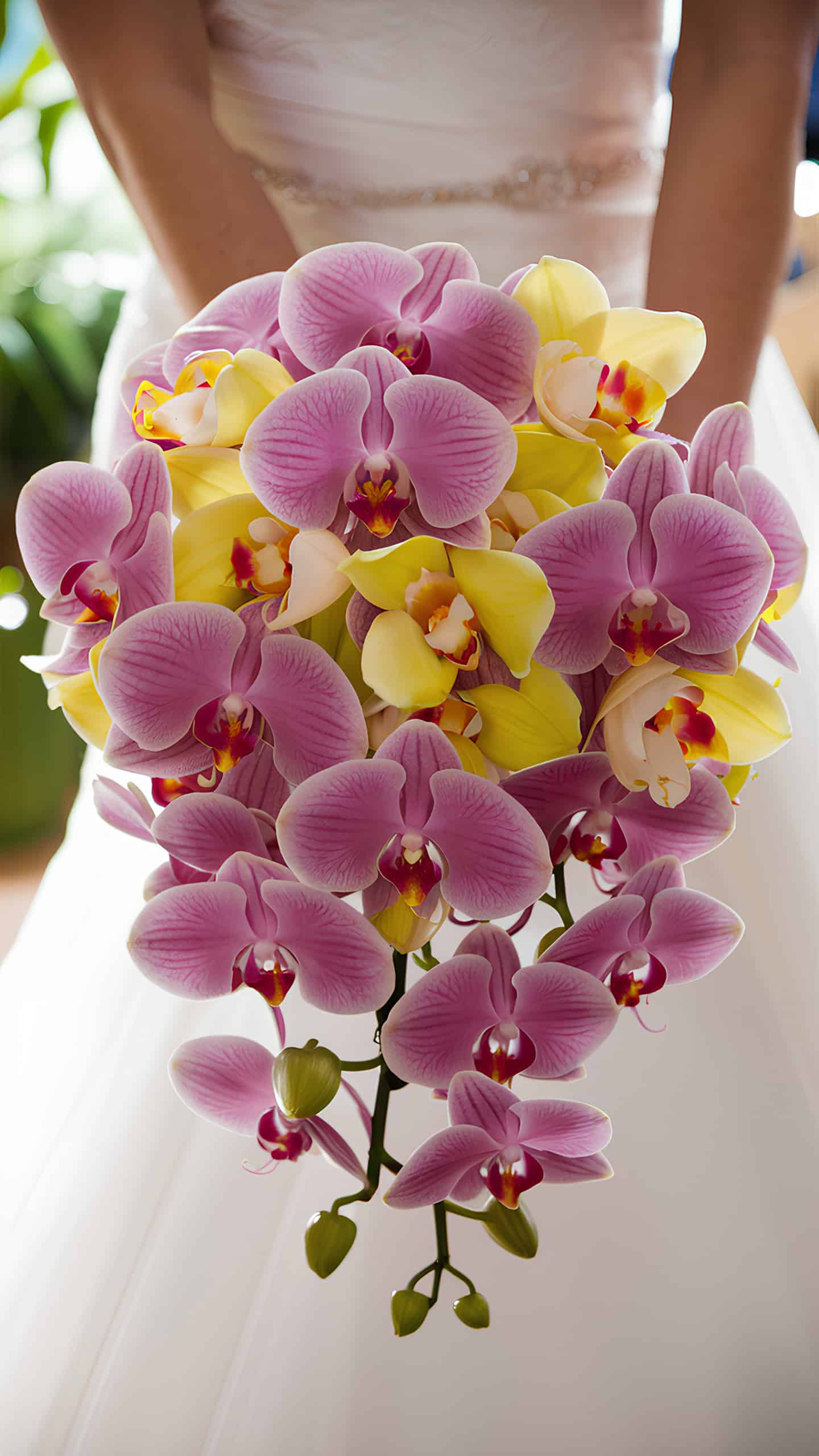 Pink and Yellow Orchid Mix