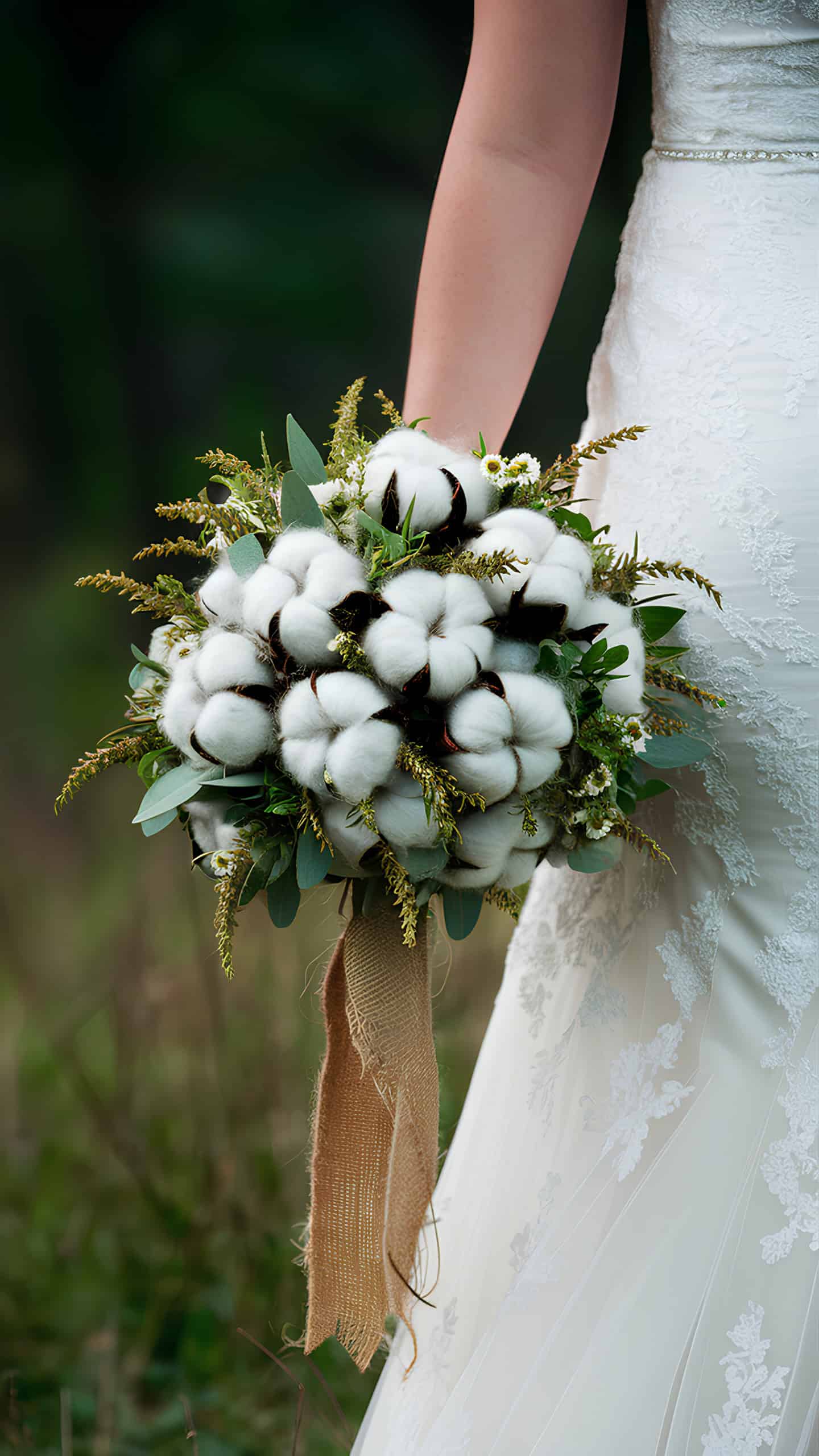 Rustic Cotton Stems