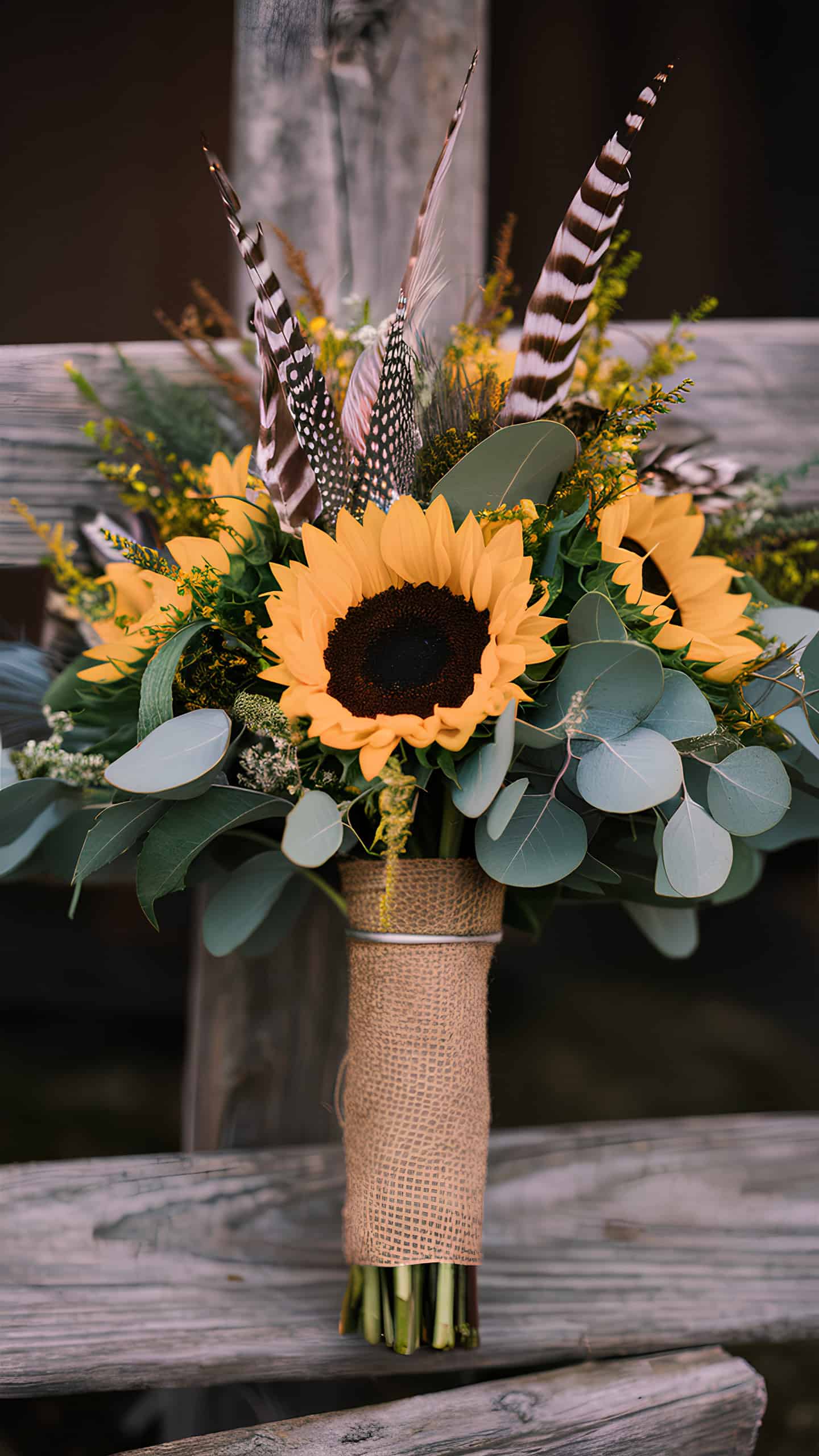 Rustic Sunflower Bouquets