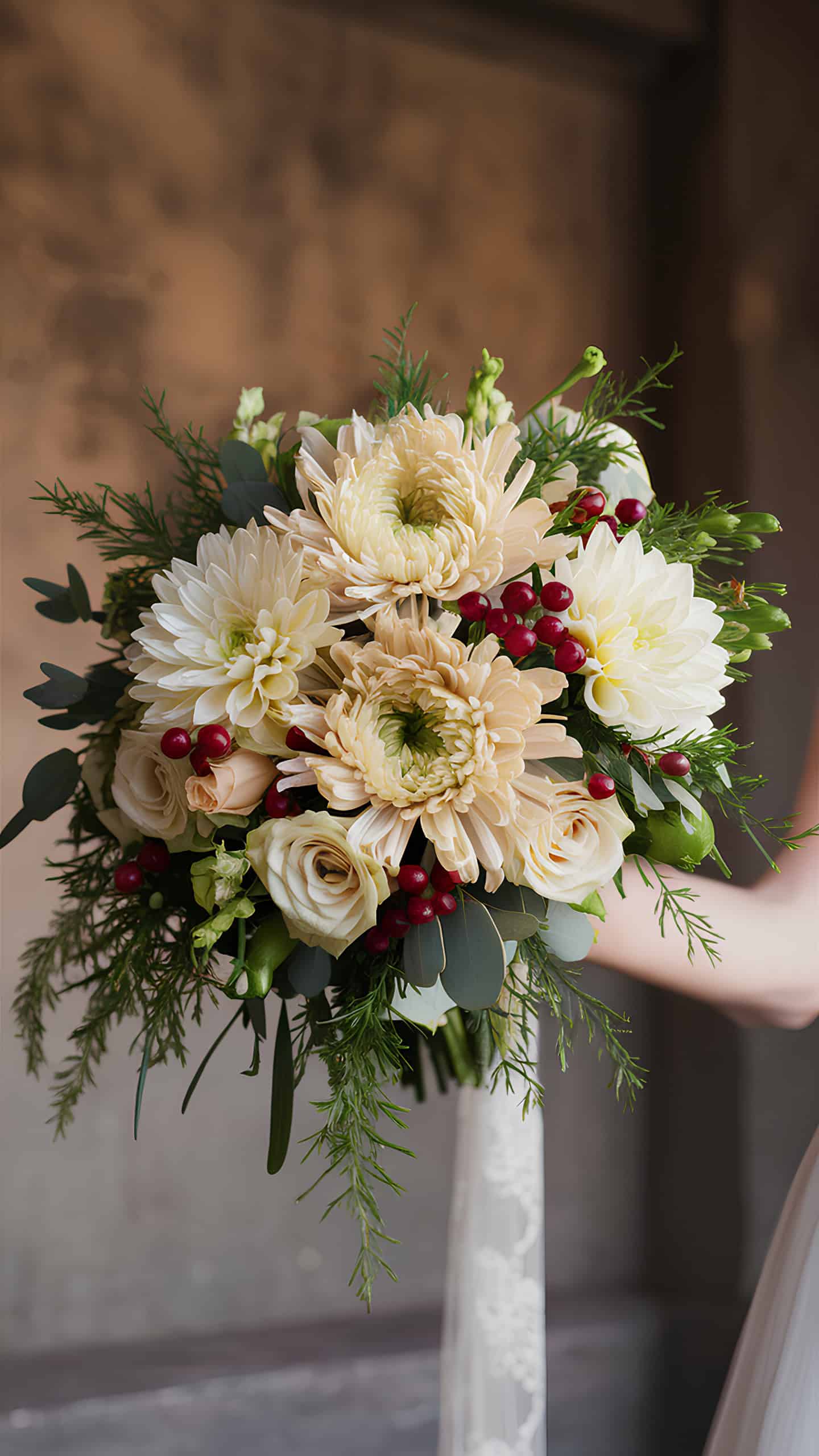 Soft Gold Chrysanthemums