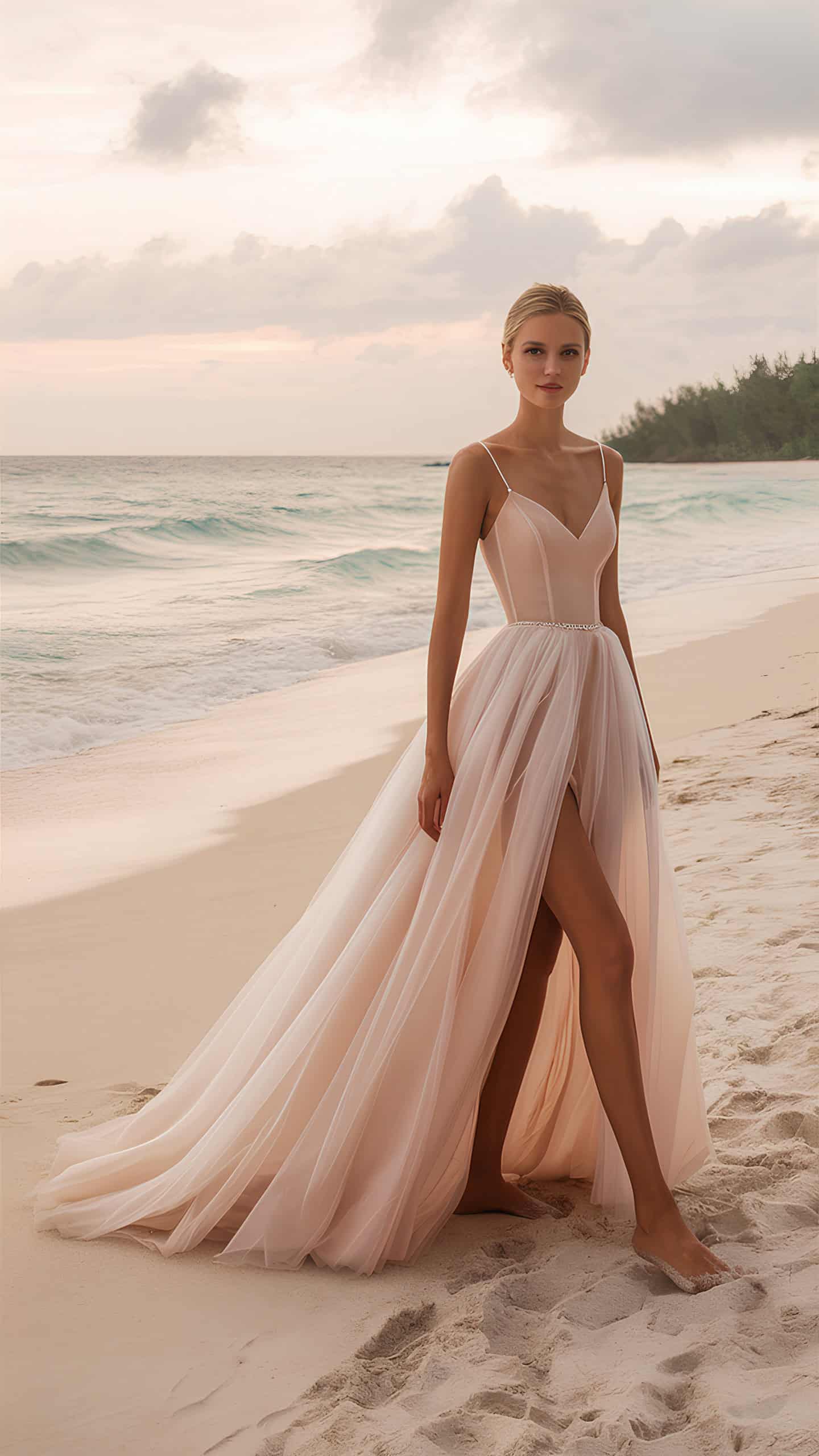 Spaghetti Strap Gown