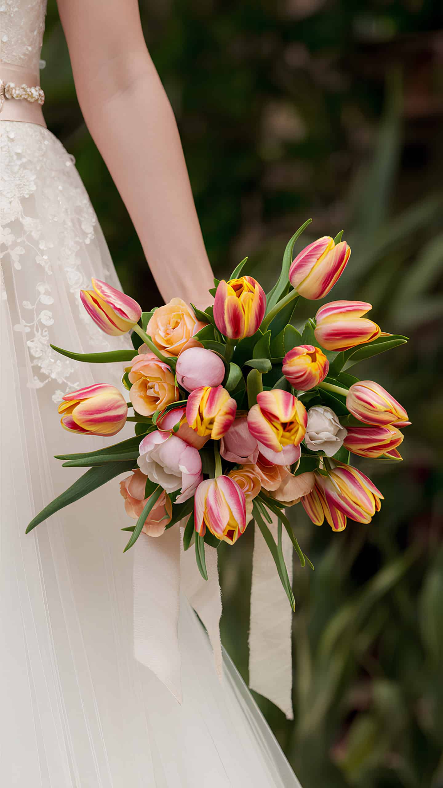 Striped Beauty Tulips