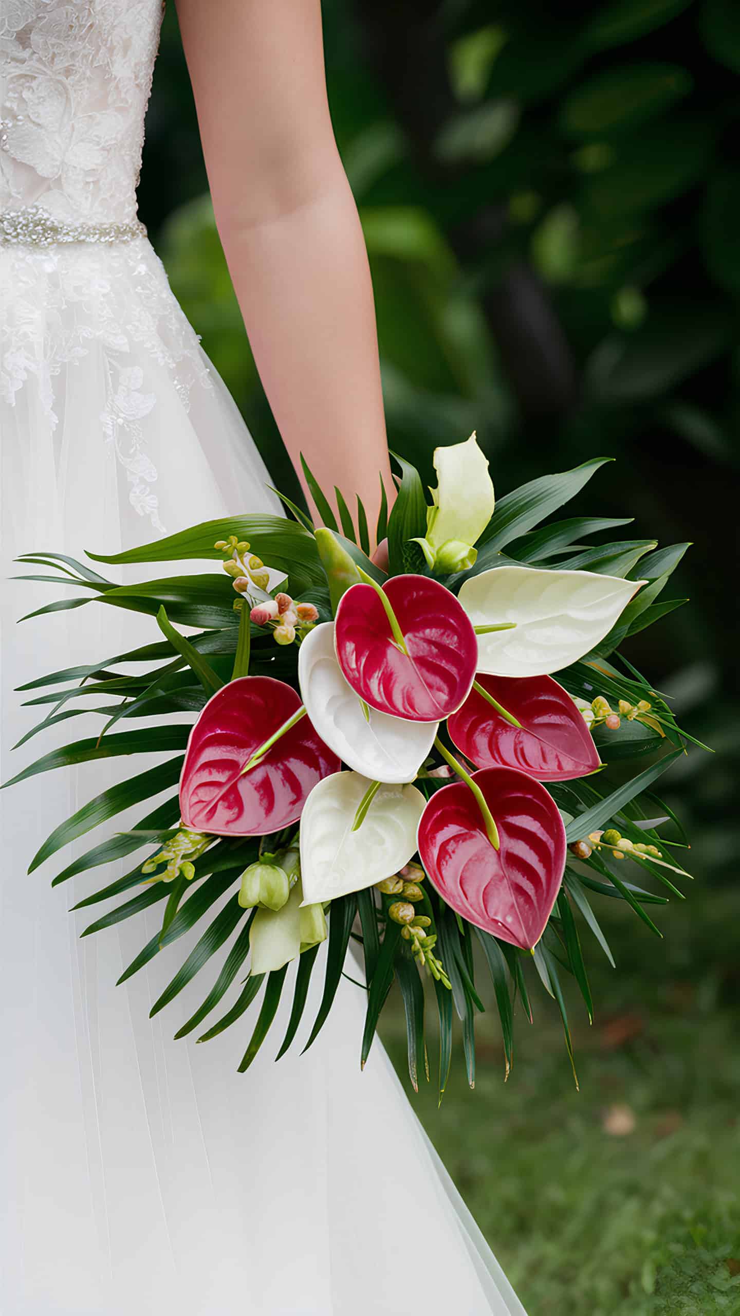 Tropical Anthurium Arrangement