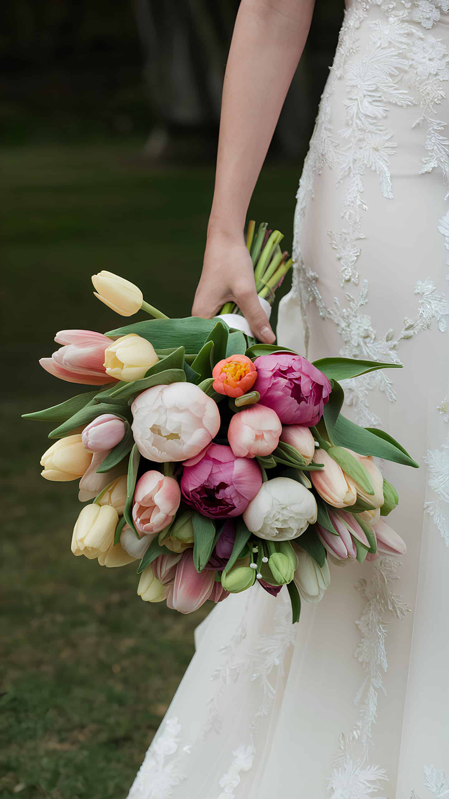Tulip and Peony Fusion Bouquet