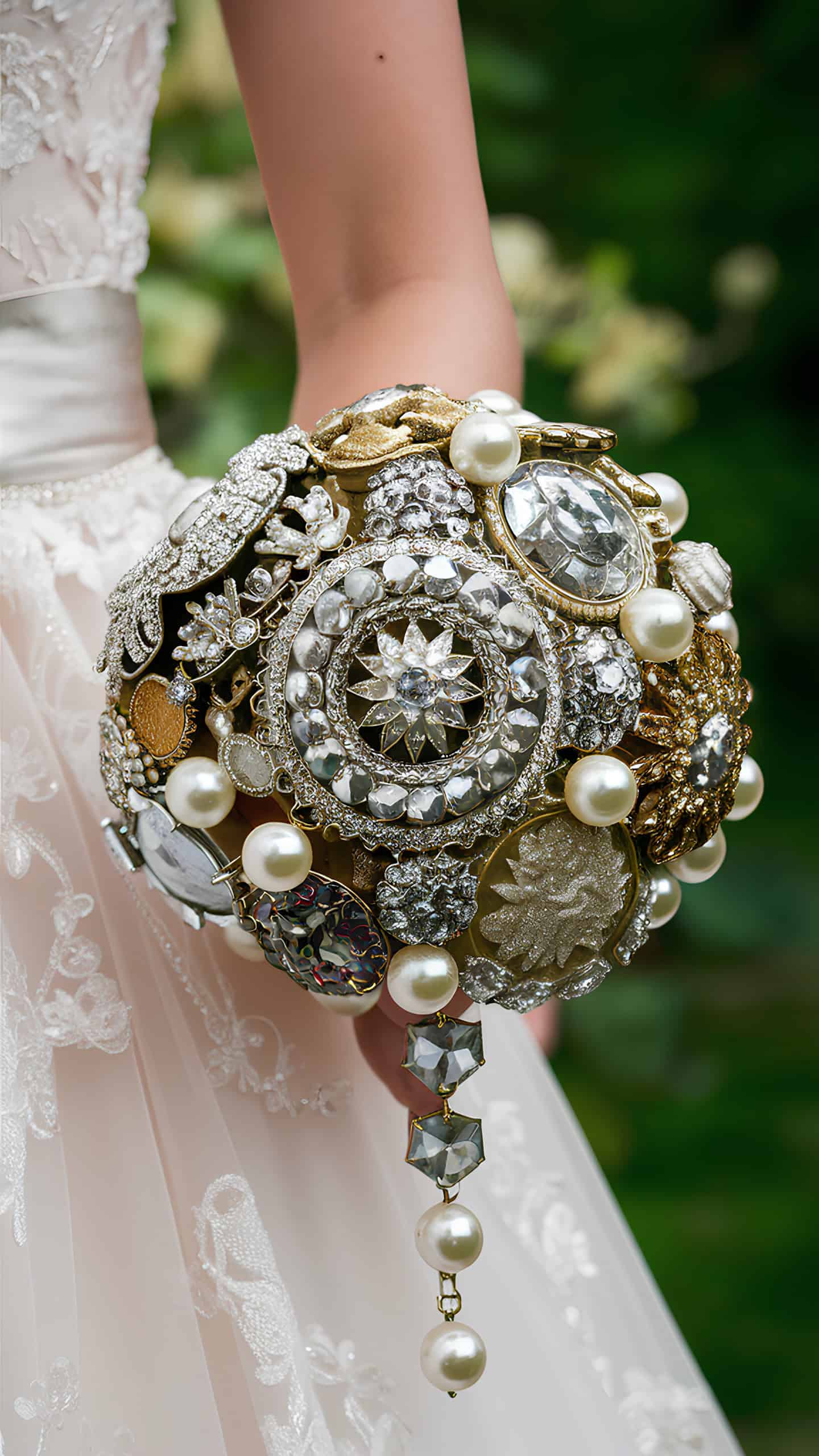 Vintage Brooch Bouquet