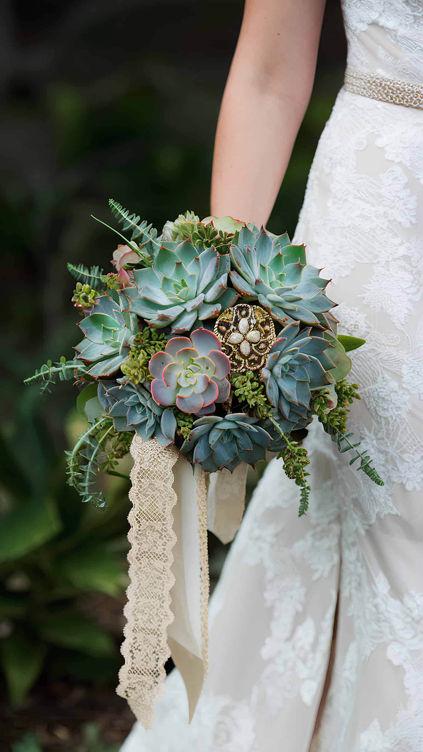 Vintage Succulent Fusion