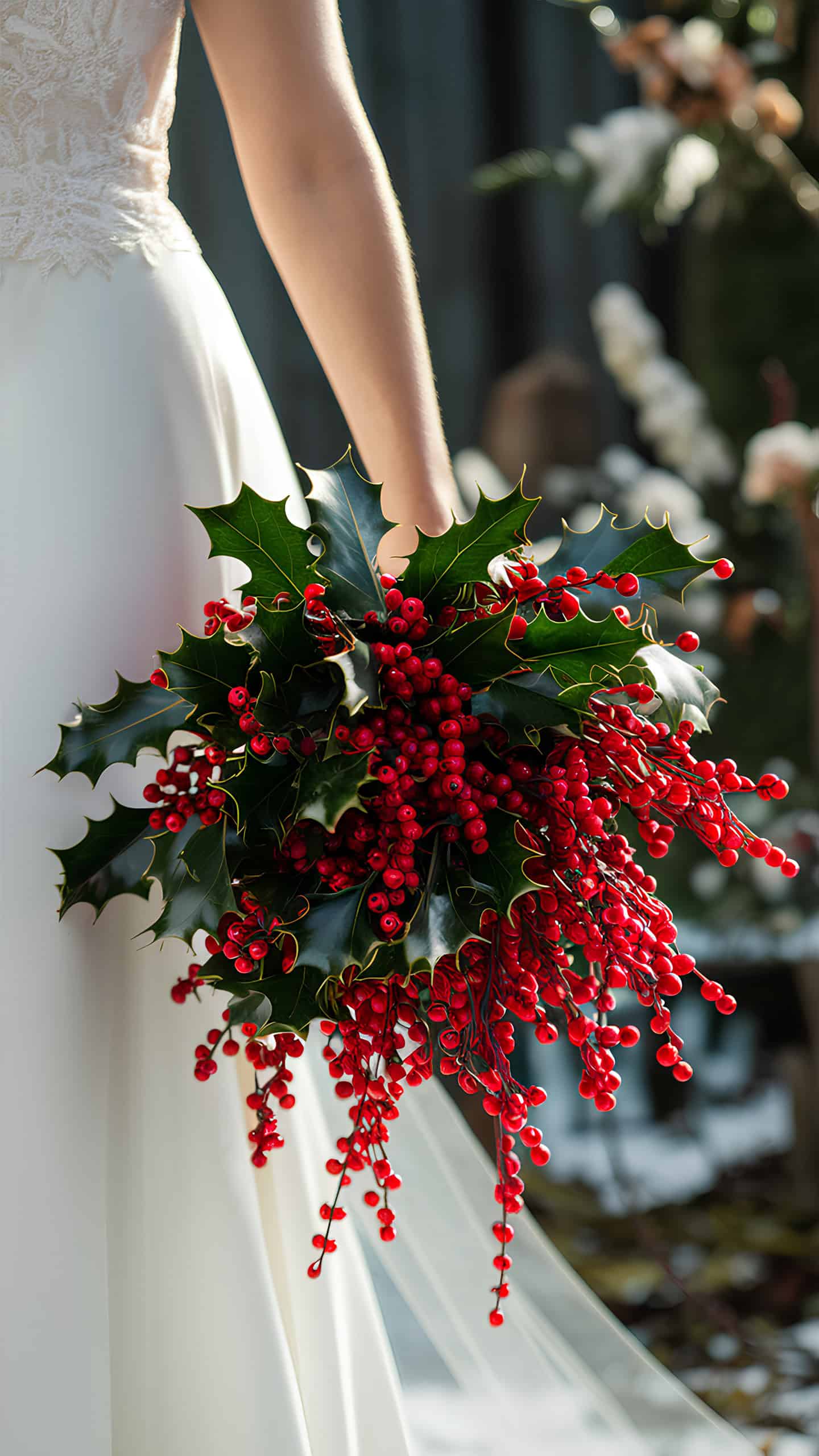 Winterberry and Holly Bouquet