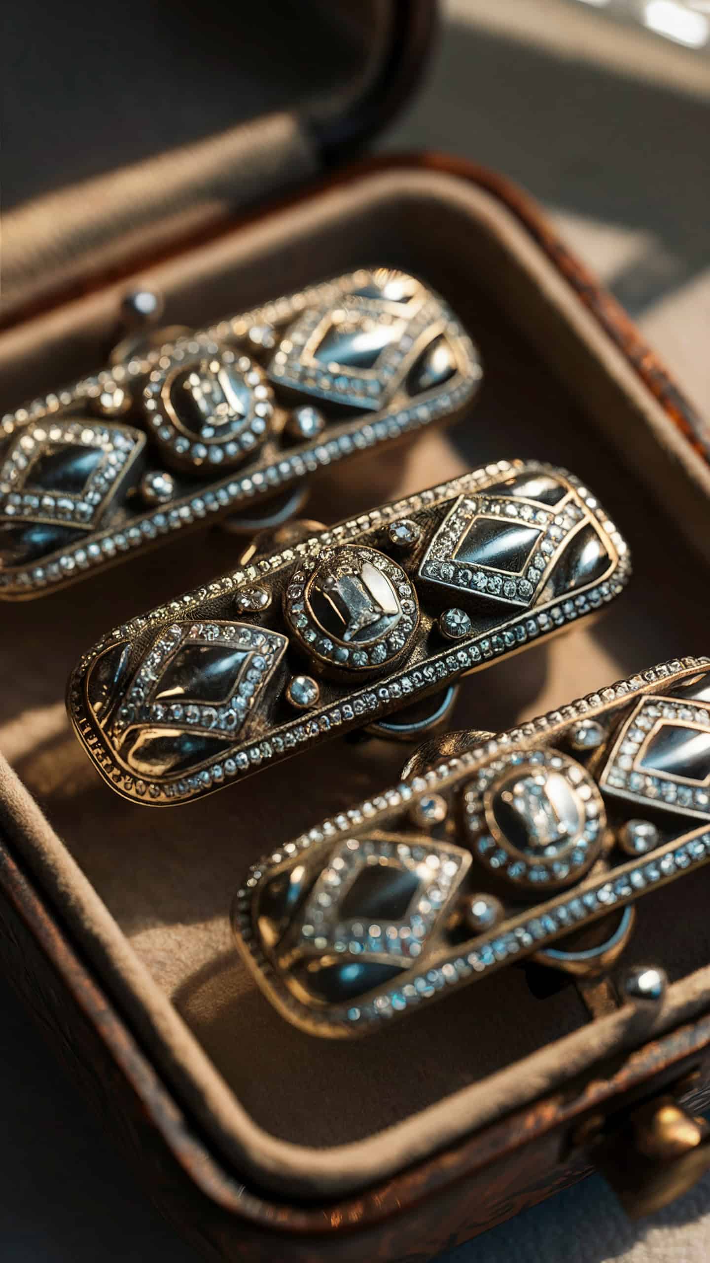 1930s Marcasite Clips
