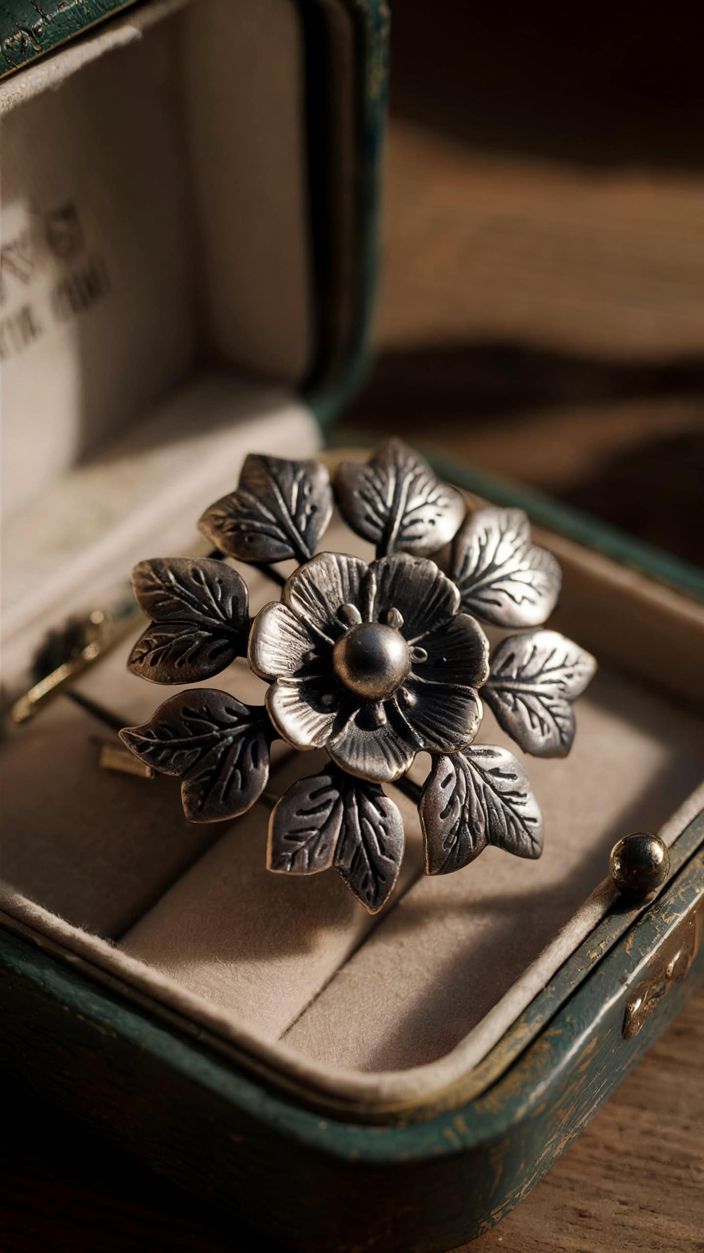 1940s Floral Brooch