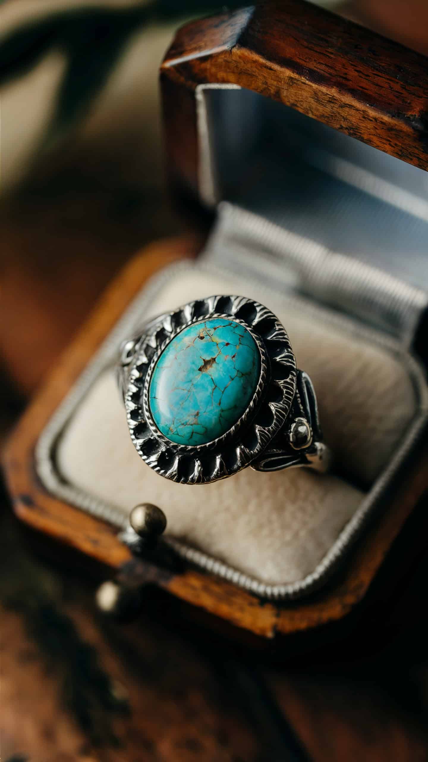 1960s Bohemian Turquoise Ring
