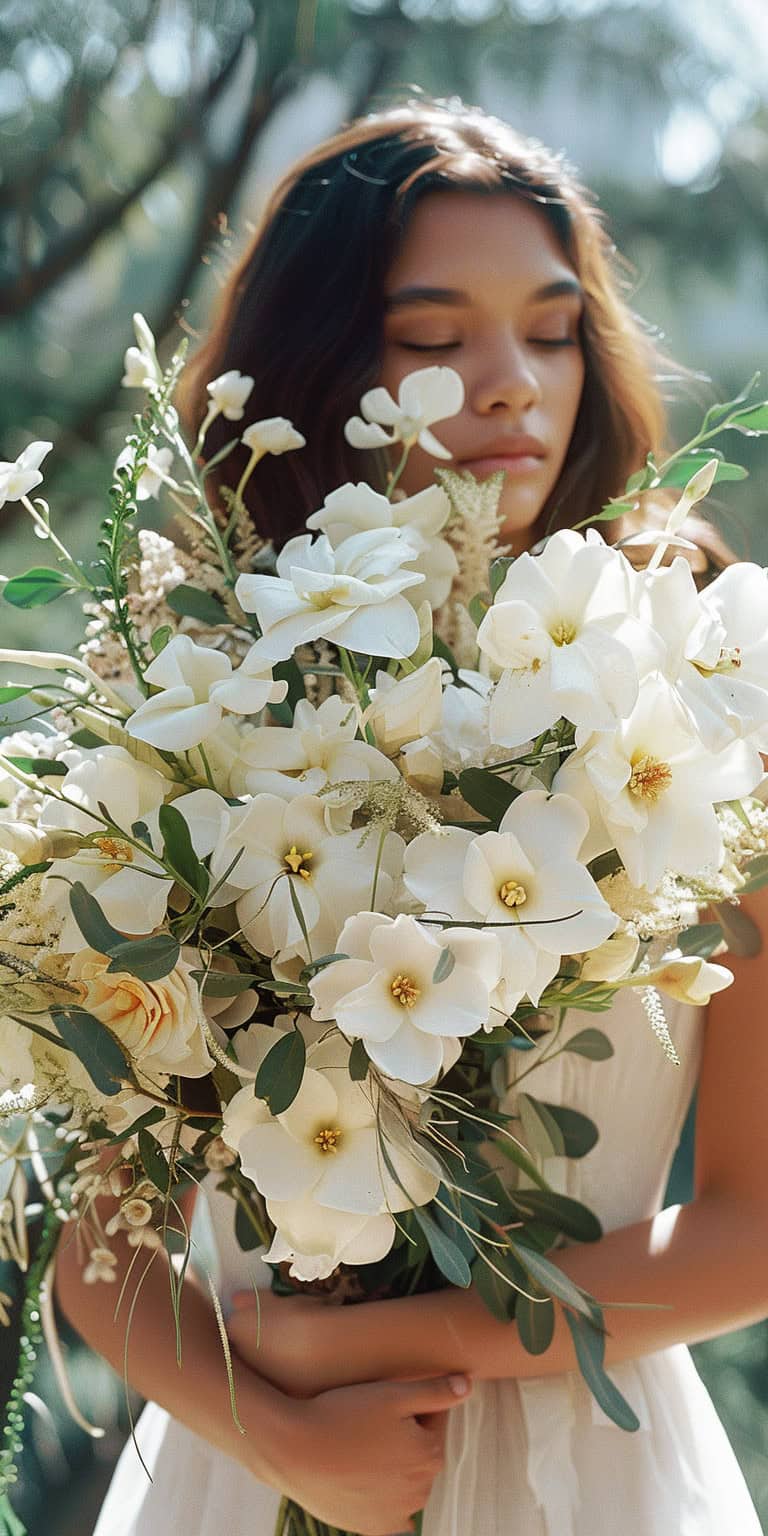 A Bunch of Gardenia Blooms 1