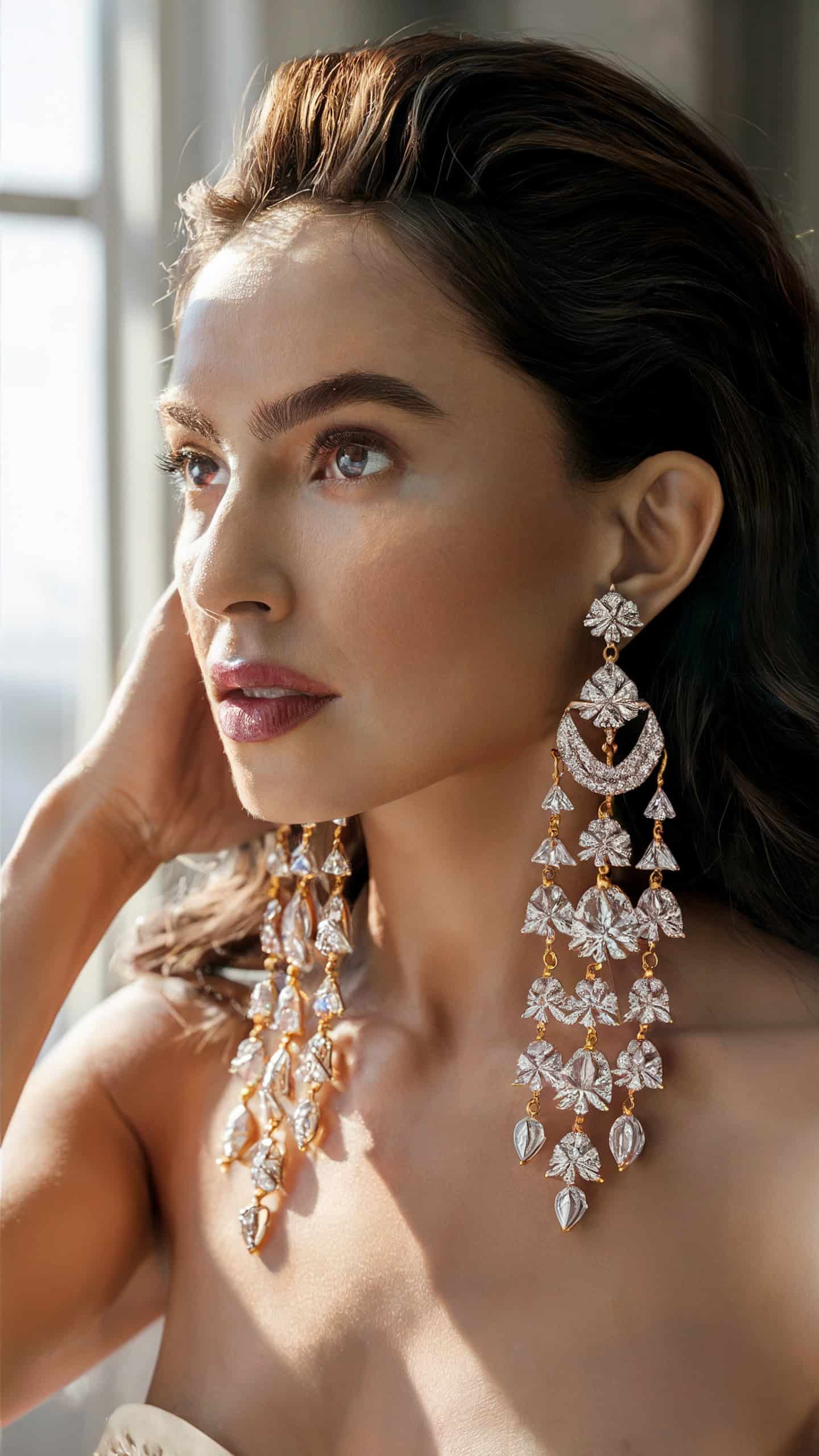 Amrapali Polki Chandeliers