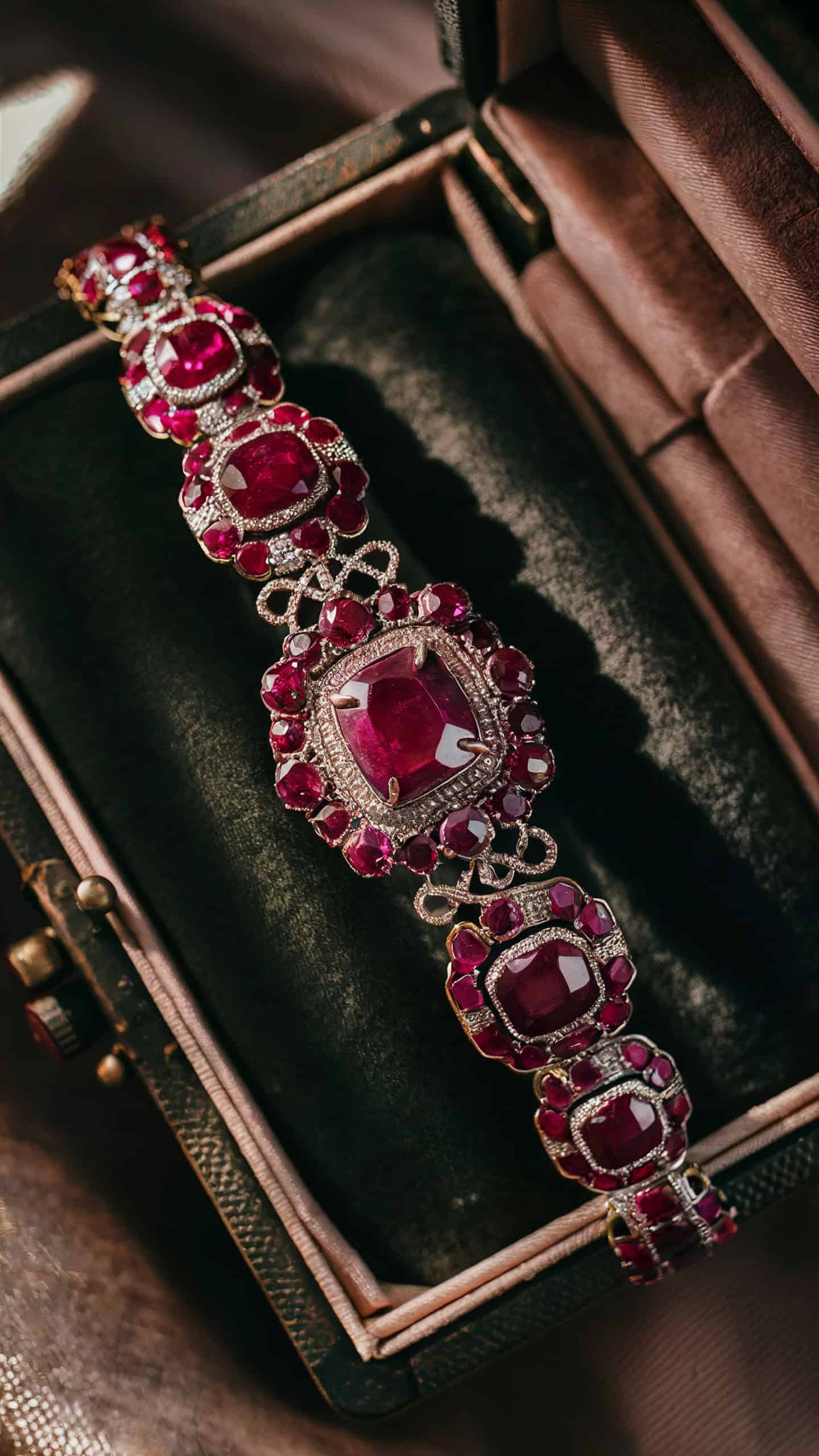 Antique Ruby Bracelet