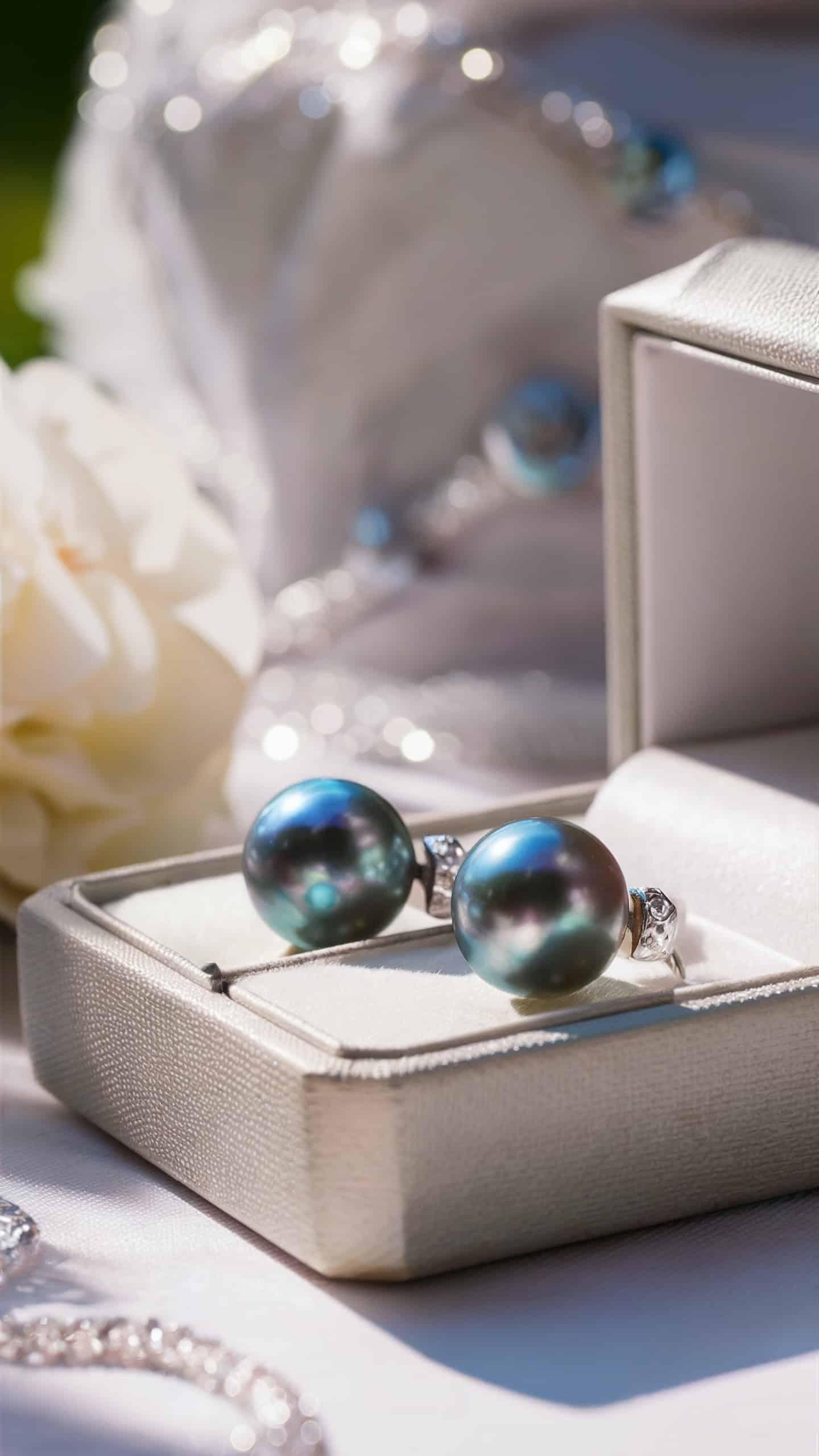 Blue Nile Tahitian Cultured Pearl Earrings