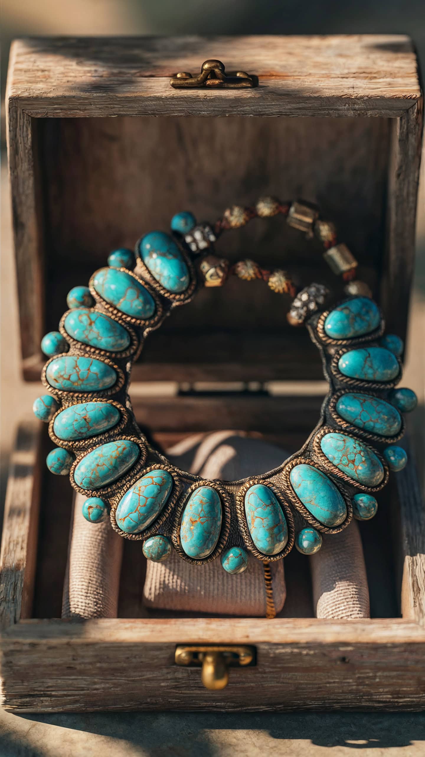 Bohemian Turquoise Anklet