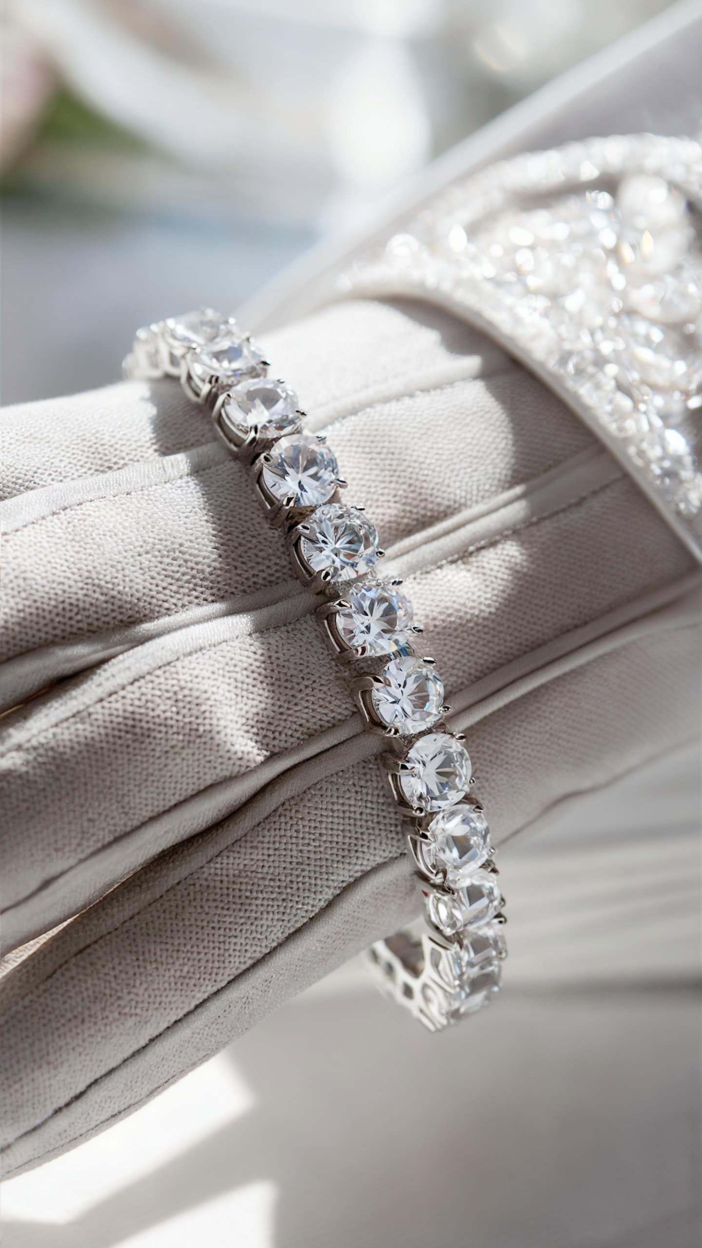 Bridal CZ Tennis Bracelet