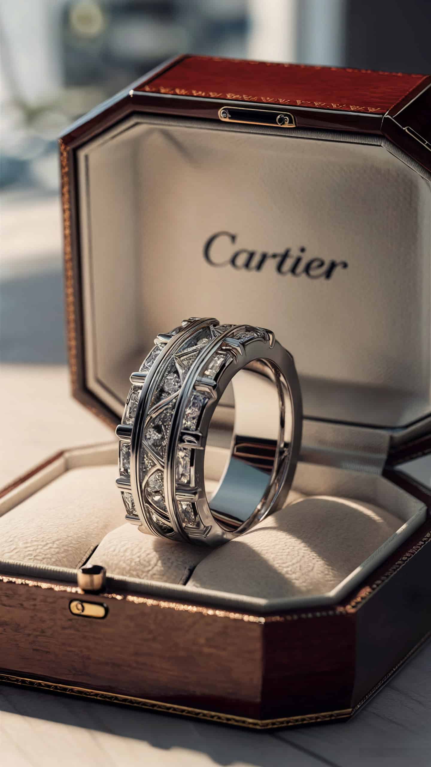 Cartier Trinity Ruban Wedding Band