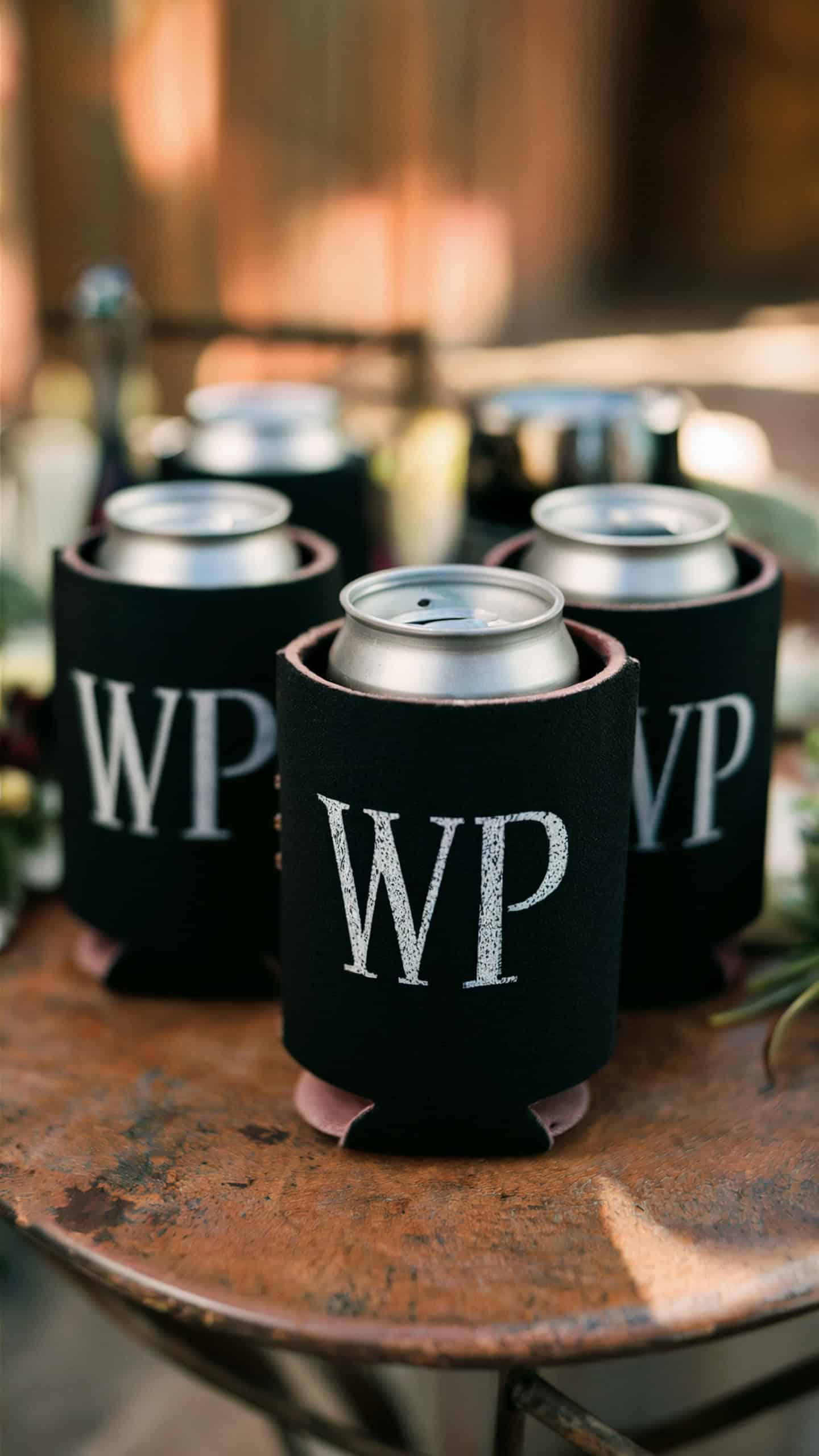 Chalkboard Design Koozies