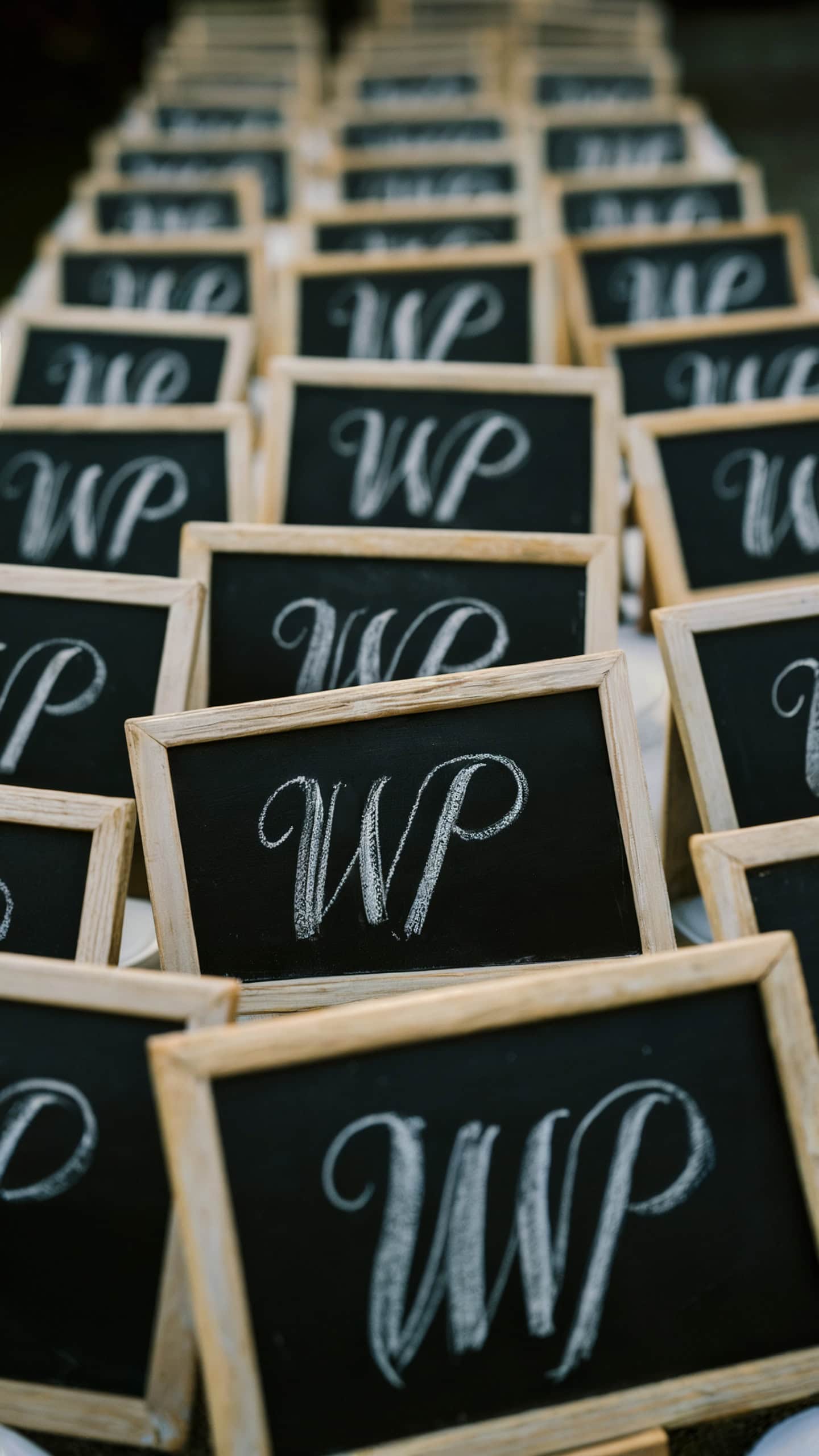 Chalkboard Place Settings