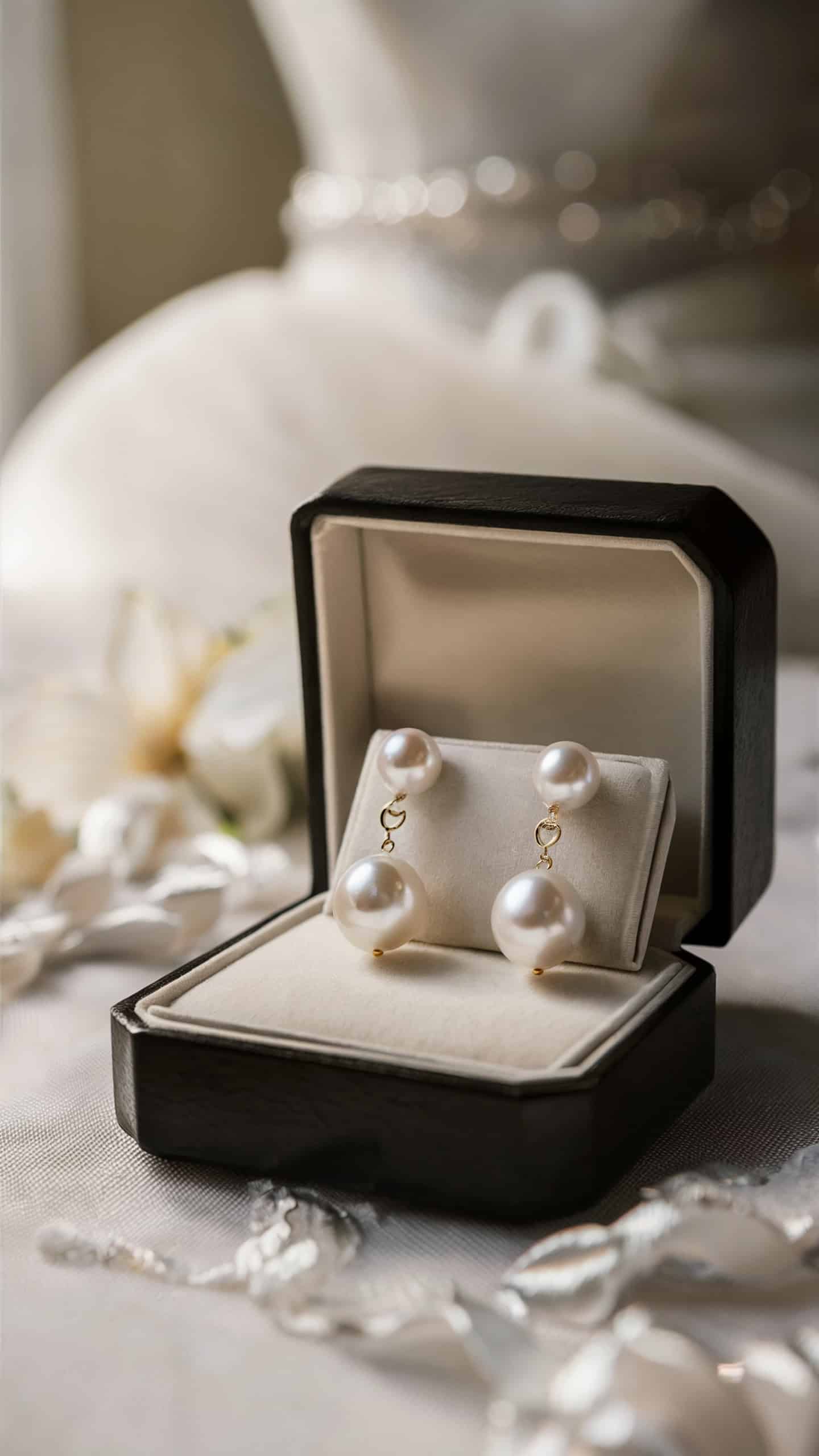 Classic Pearl Drop Earrings