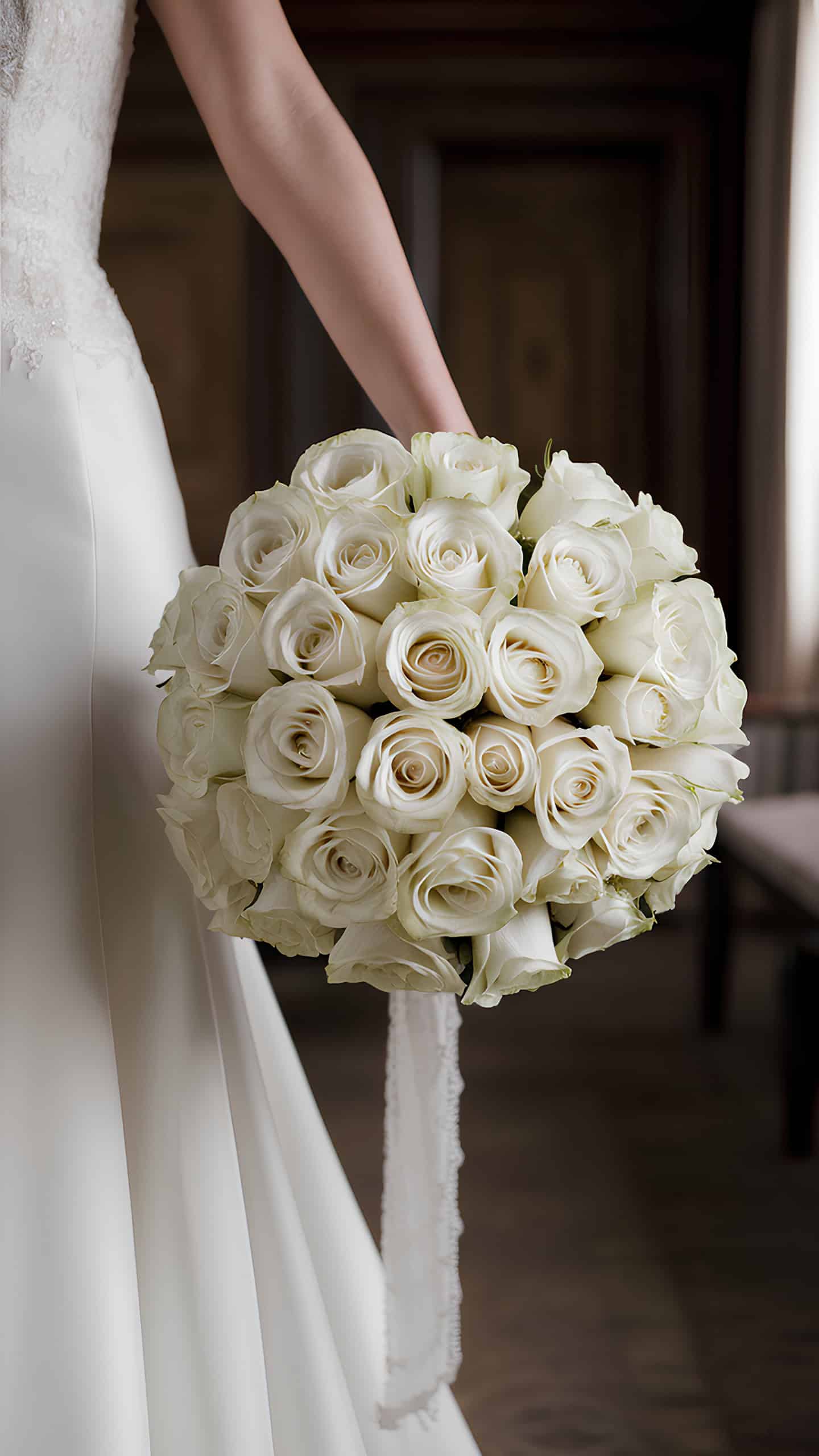 Classic White Roses