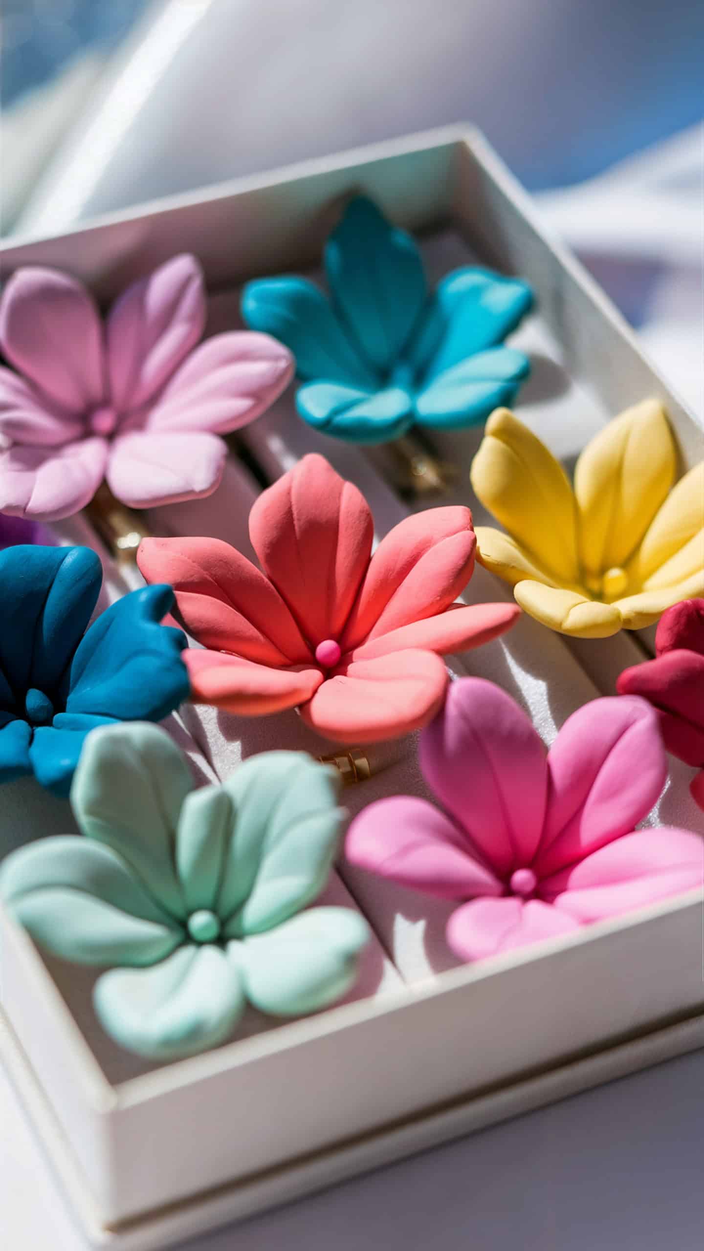 Colorful Petal Earrings