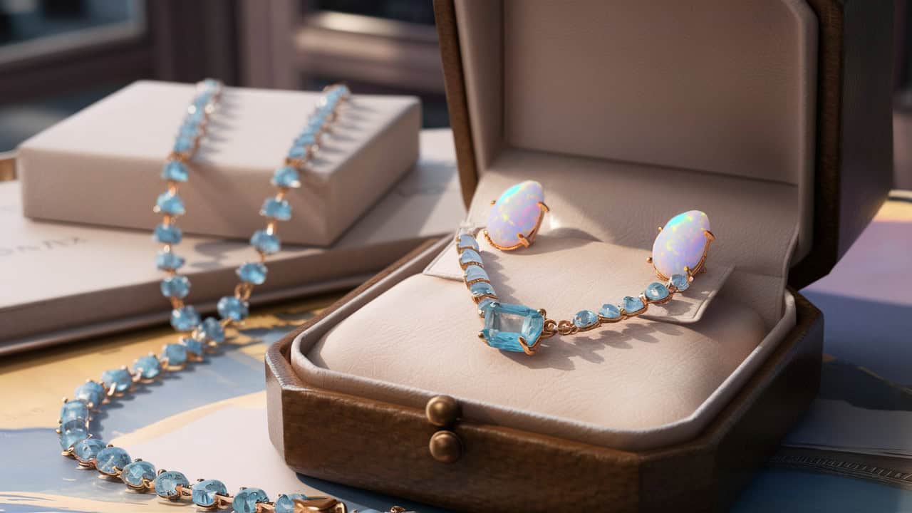 wedding earrings and necklace set