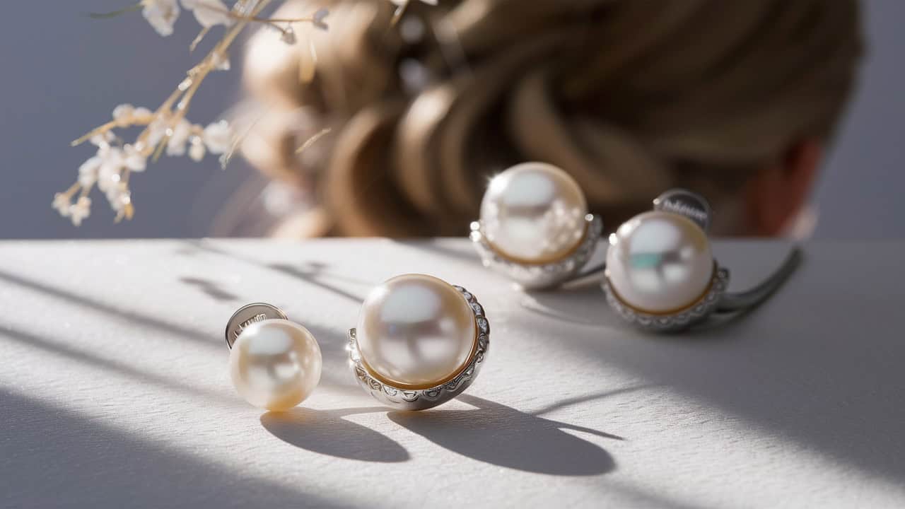wedding earrings classic